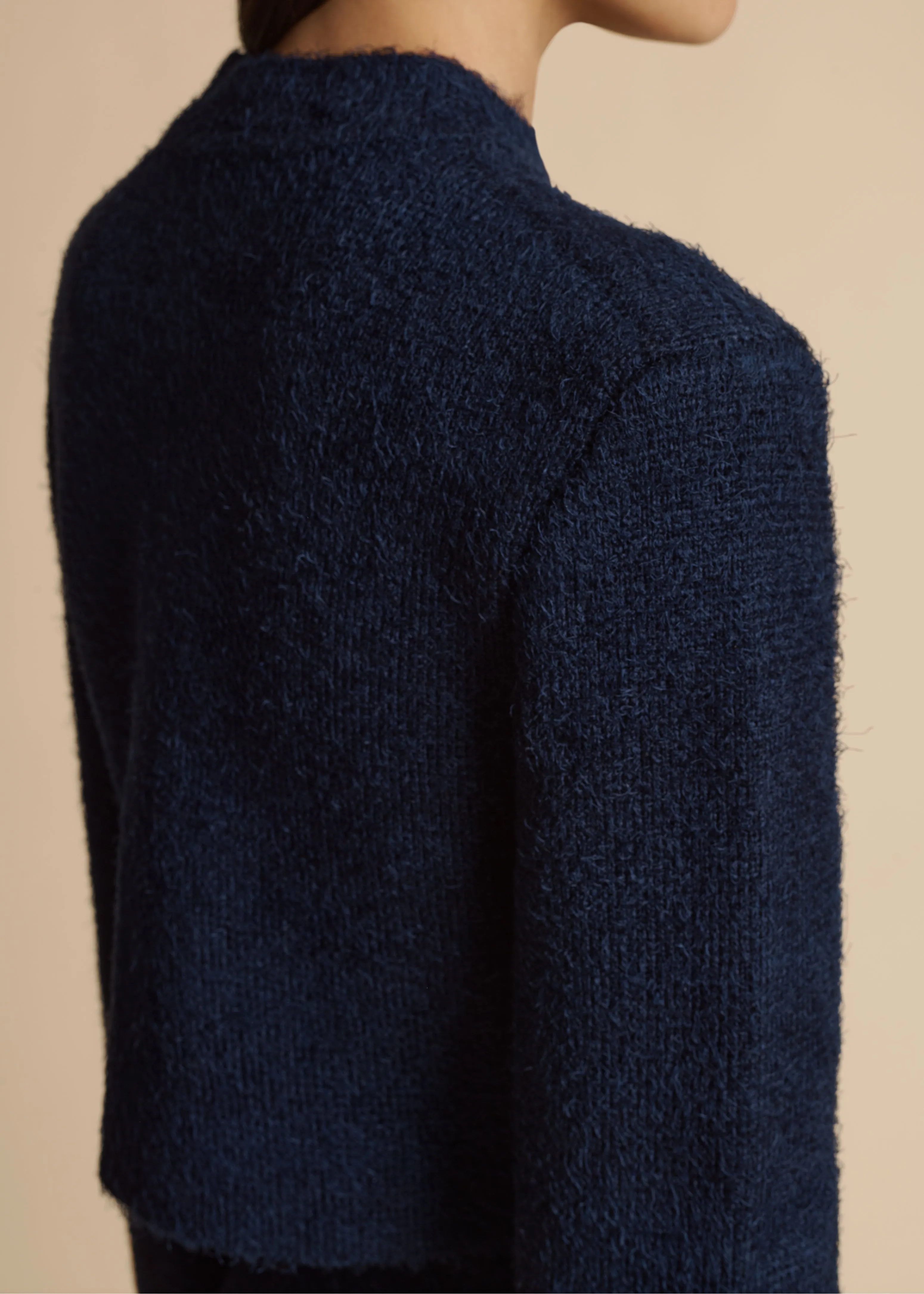 Ello Jacket in Navy sold by KHAITE product image thumbnail 5