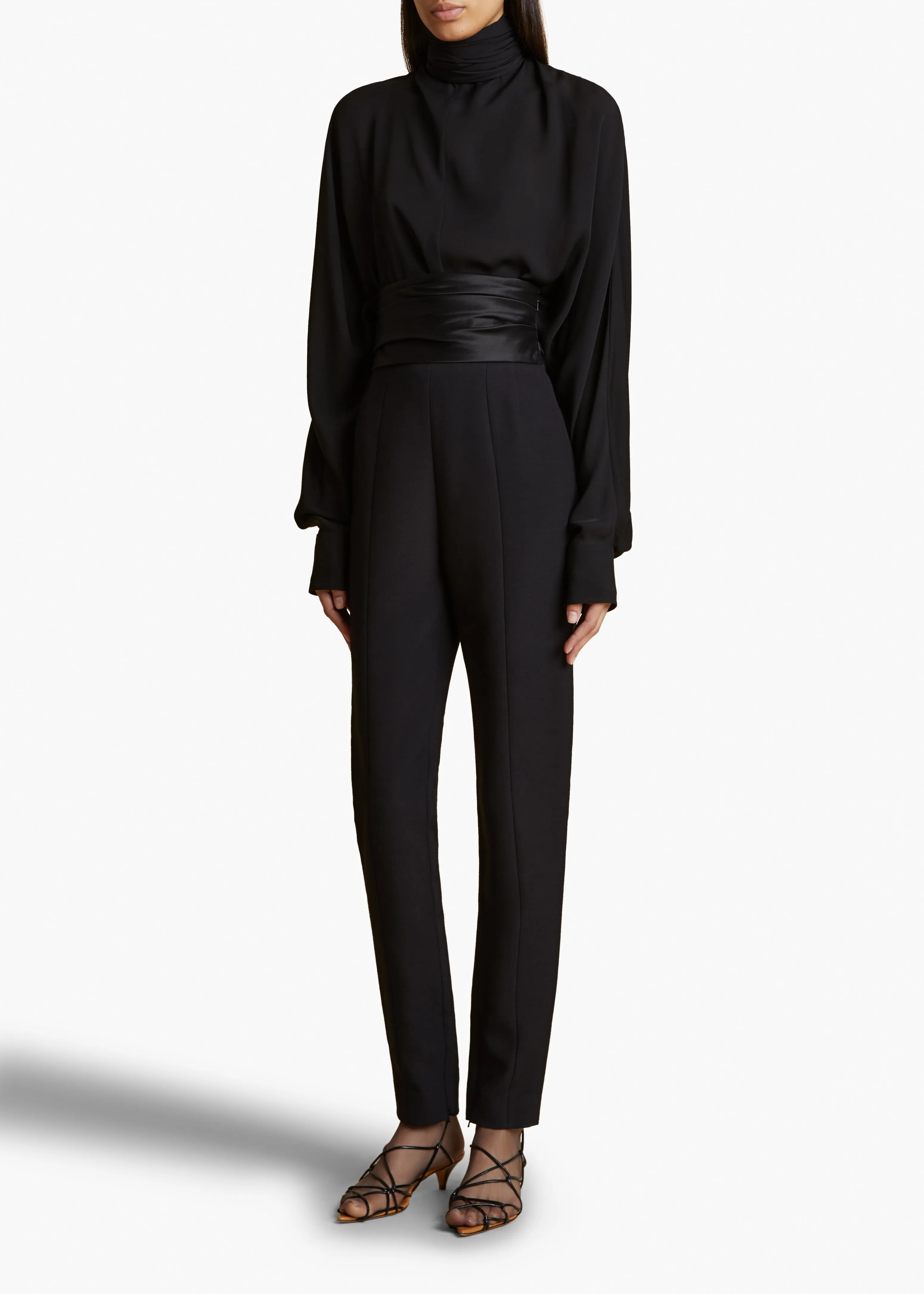 Lenro Pant in Black sold by KHAITE product image thumbnail 2
