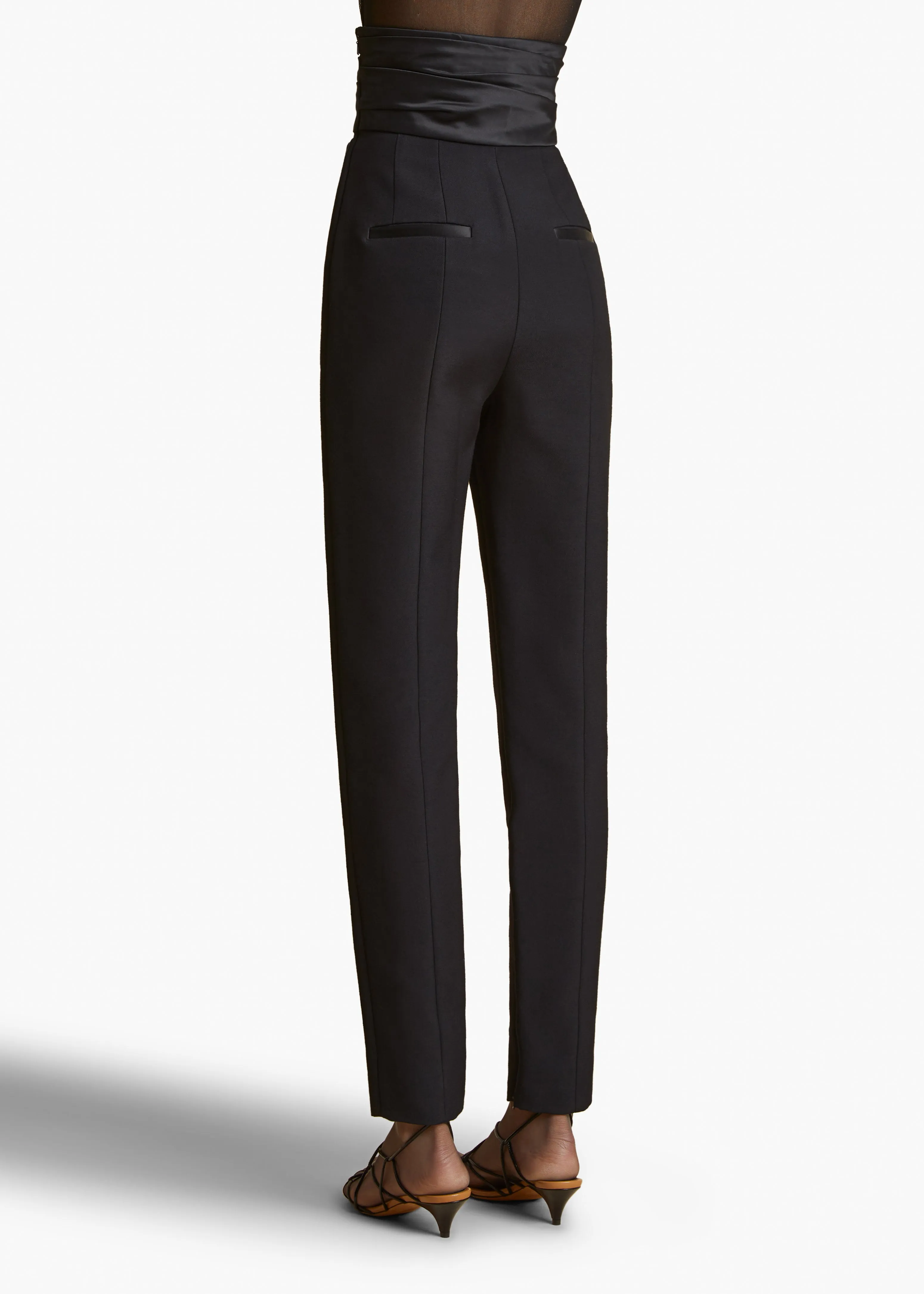 Lenro Pant in Black sold by KHAITE product image thumbnail 4
