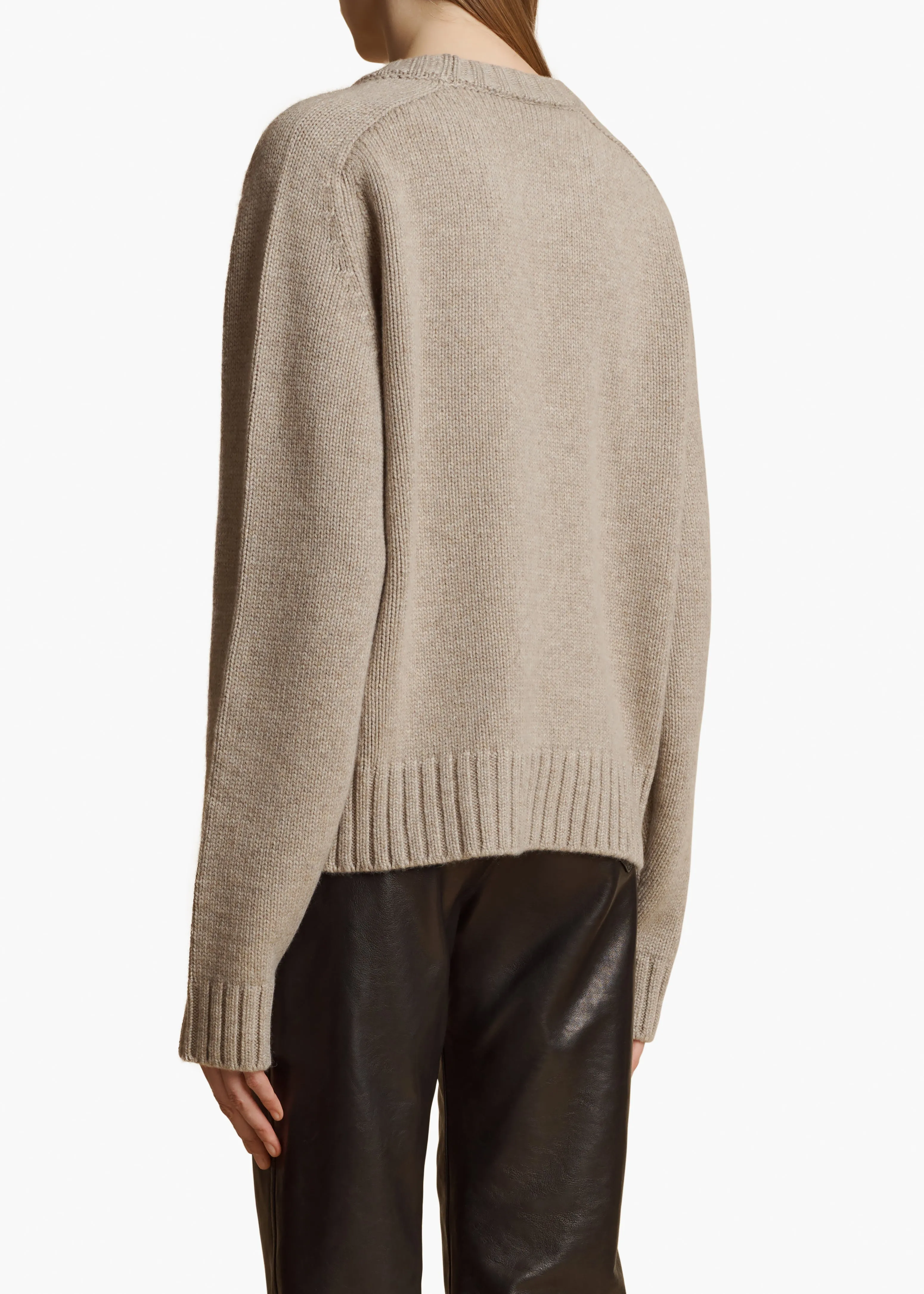 Mae Sweater in Light Clay sold by KHAITE product image thumbnail 4