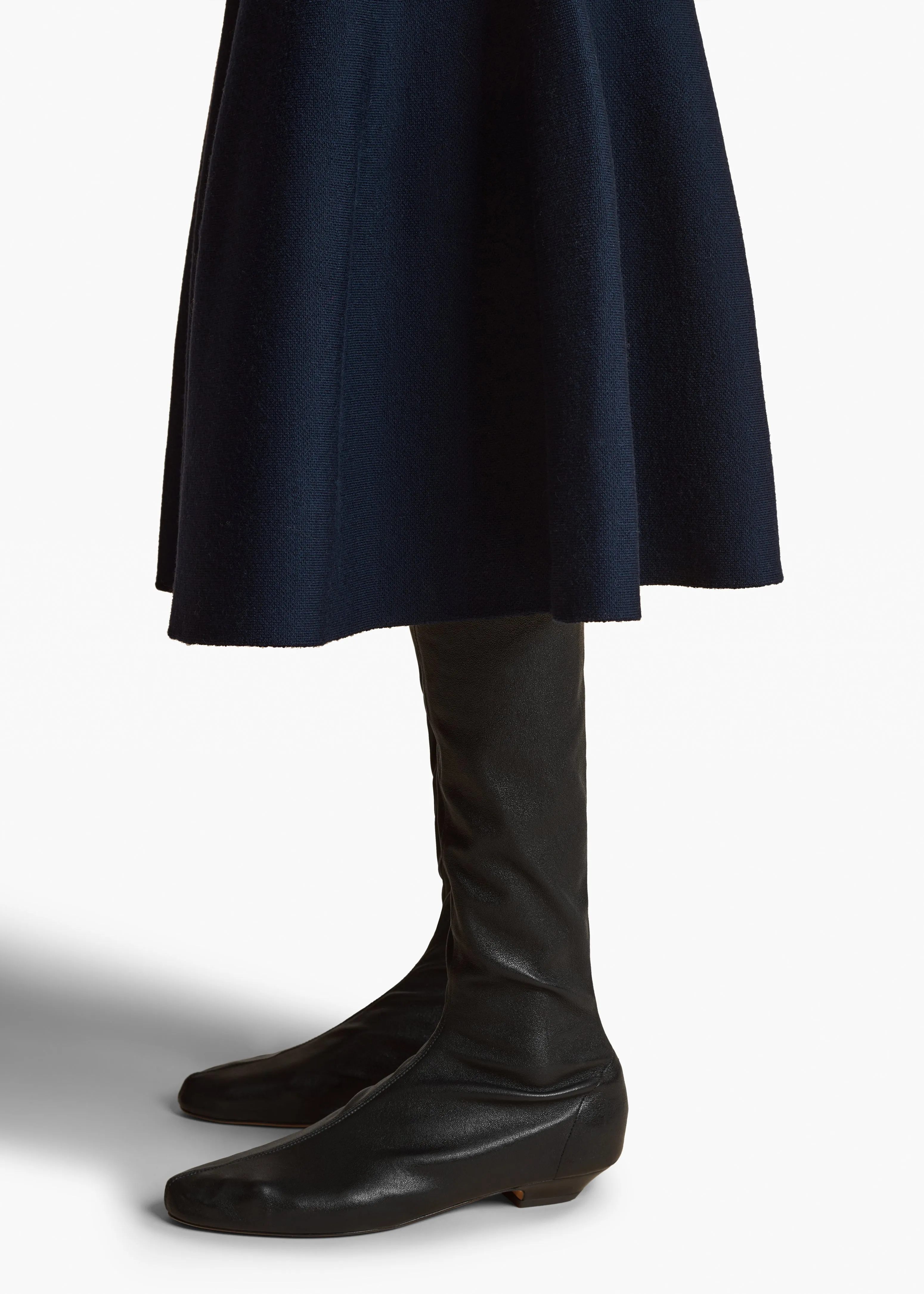 Odil Skirt in Navy sold by KHAITE product image thumbnail 5