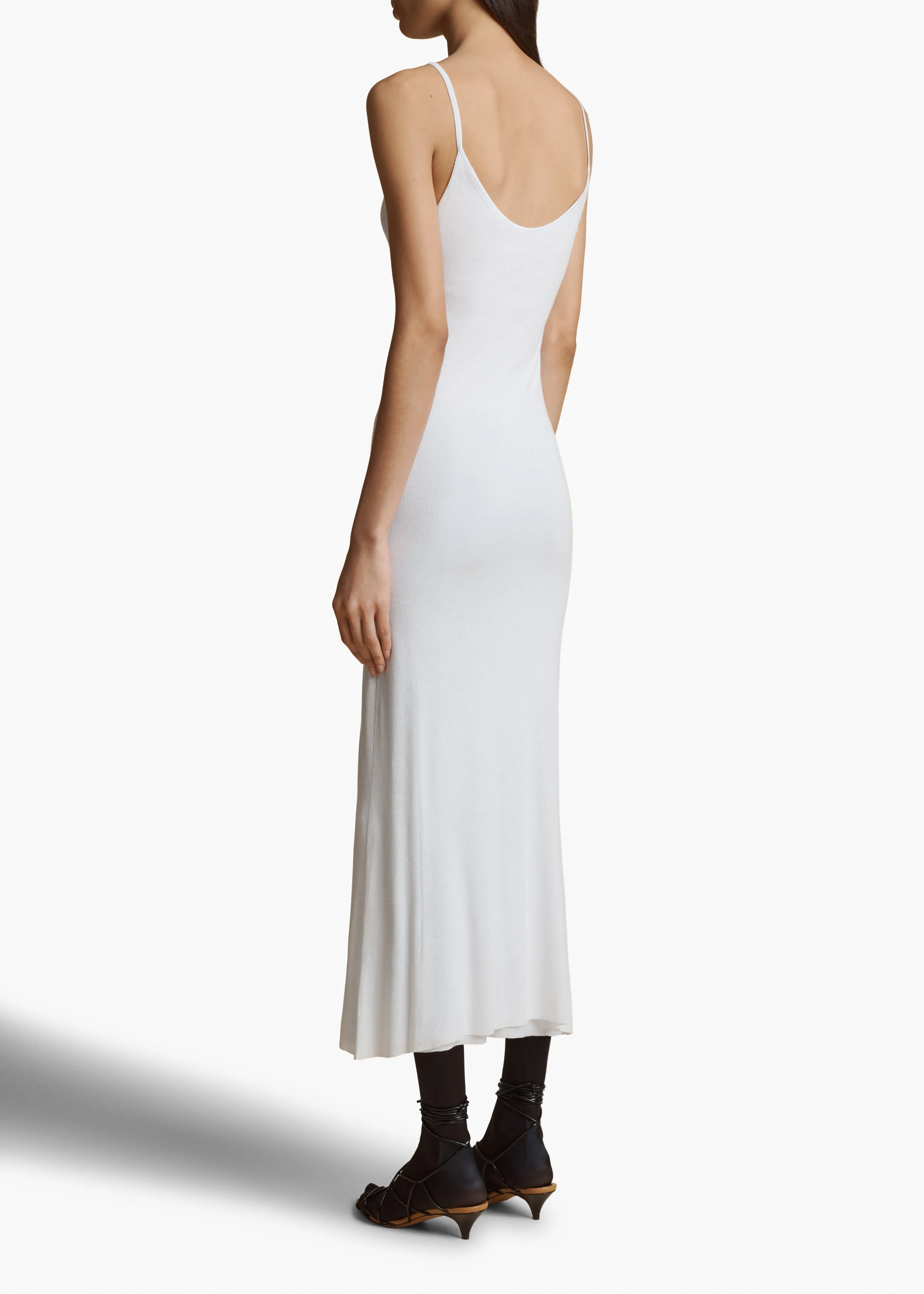 Leesal Dress in White sold by KHAITE product image thumbnail 3