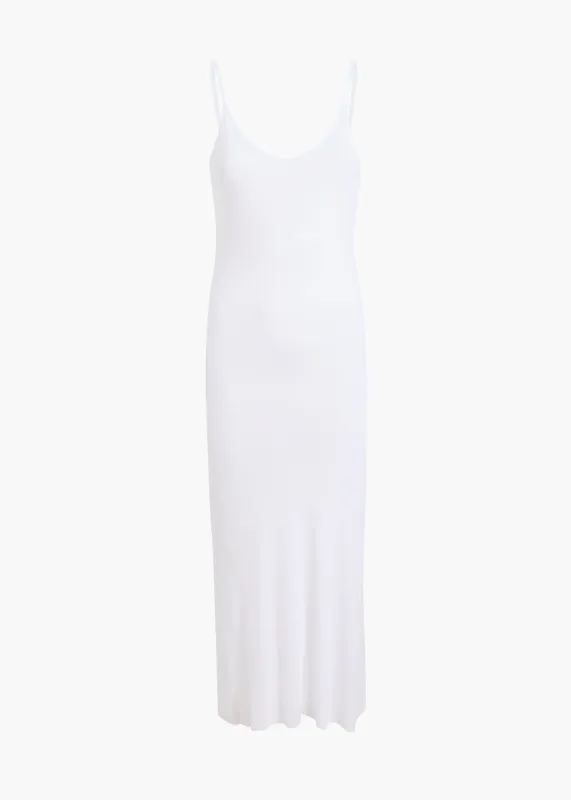 Leesal Dress in White sold by KHAITE