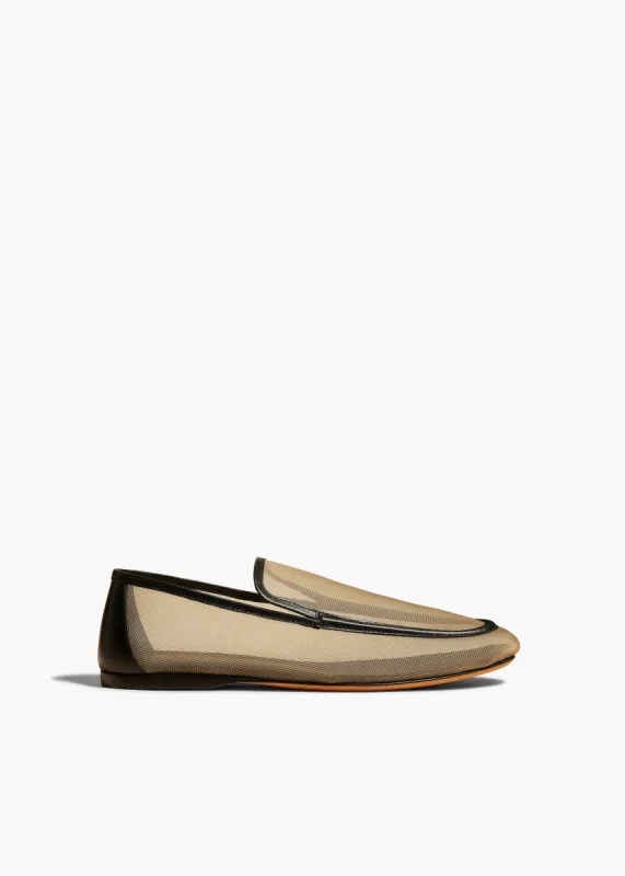 Alessia Loafer in Beige Mesh sold by KHAITE