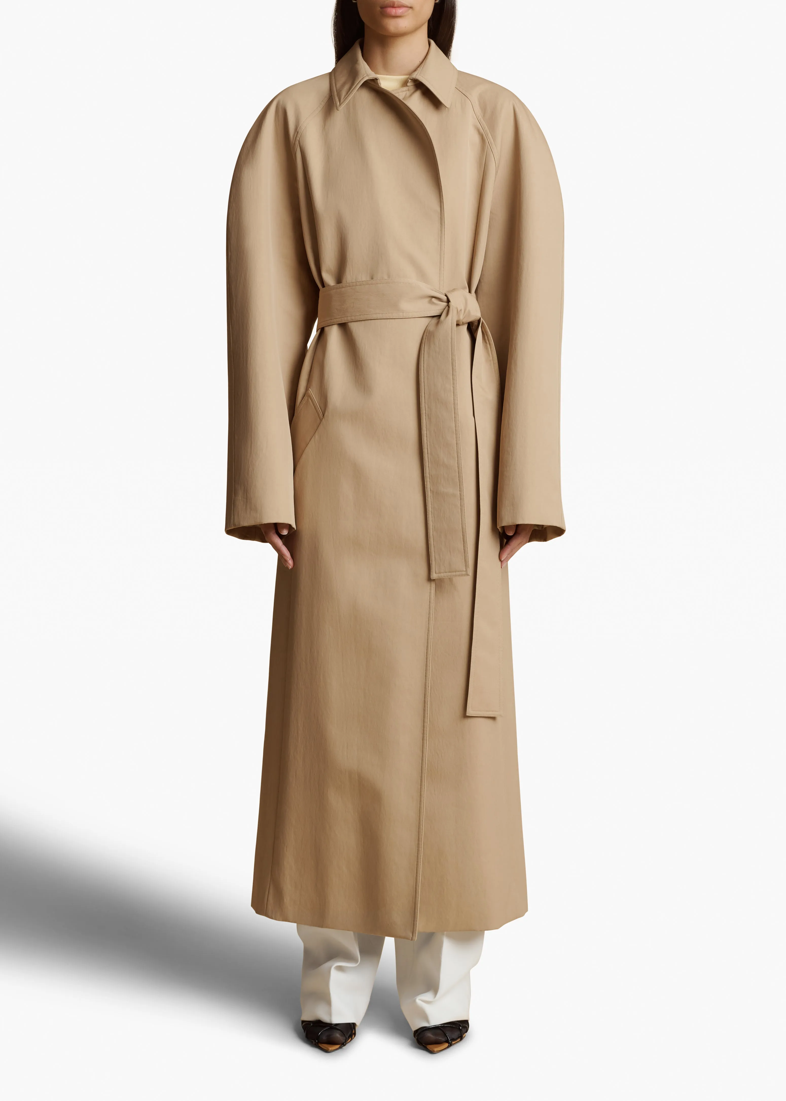 Roth Trench in Beige sold by KHAITE product image thumbnail 3