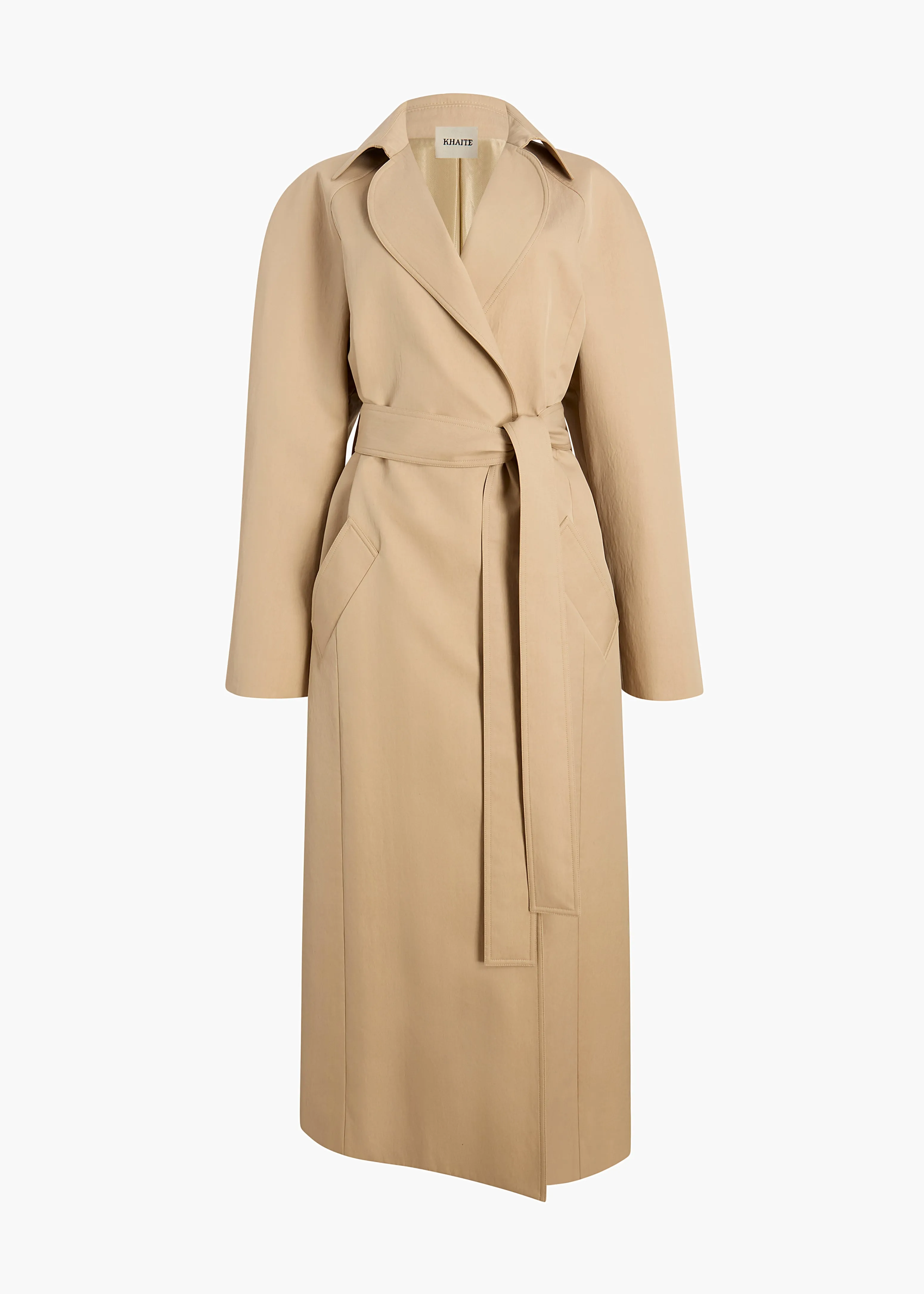 Roth Trench in Beige sold by KHAITE