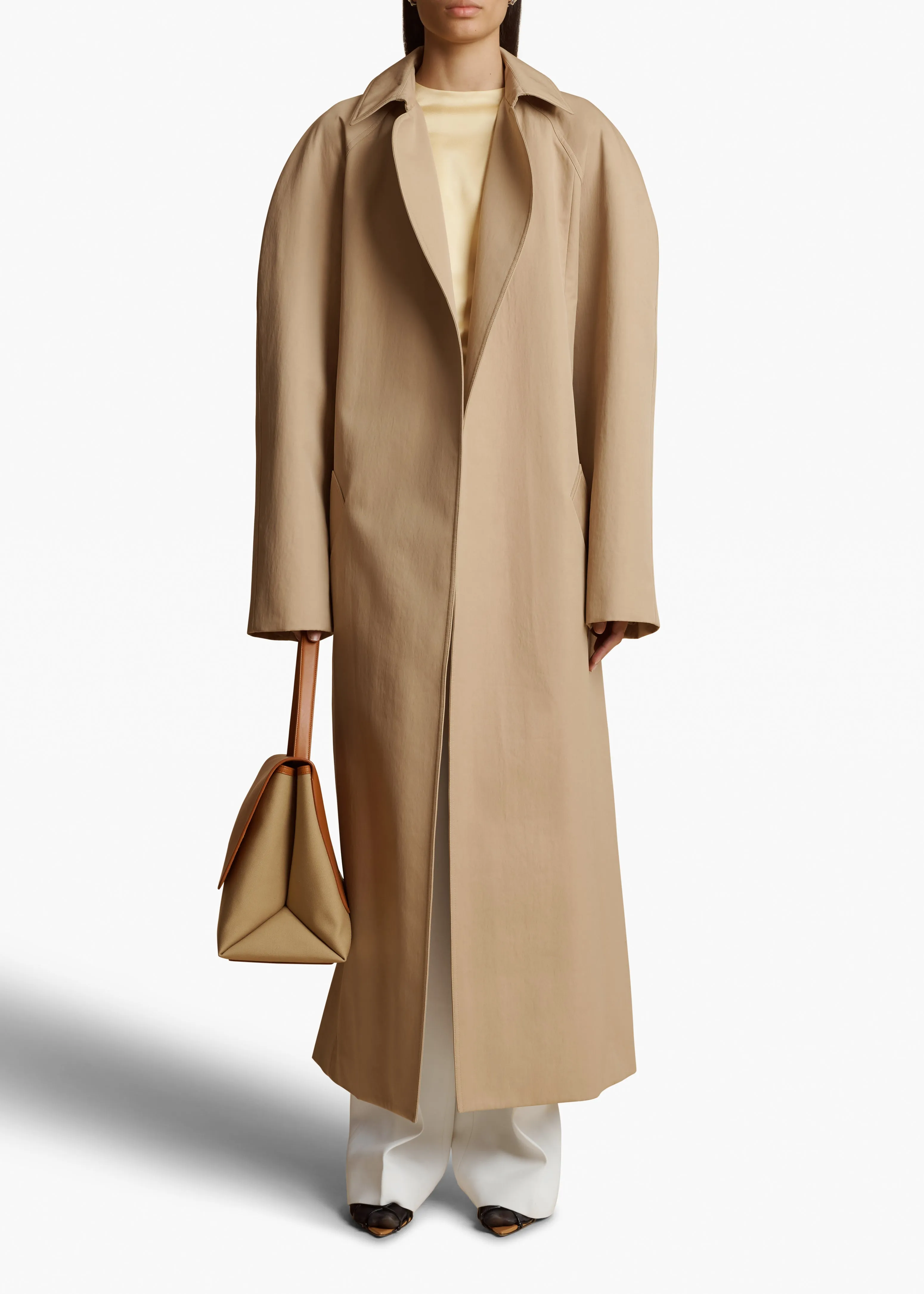 Roth Trench in Beige sold by KHAITE product image thumbnail 2