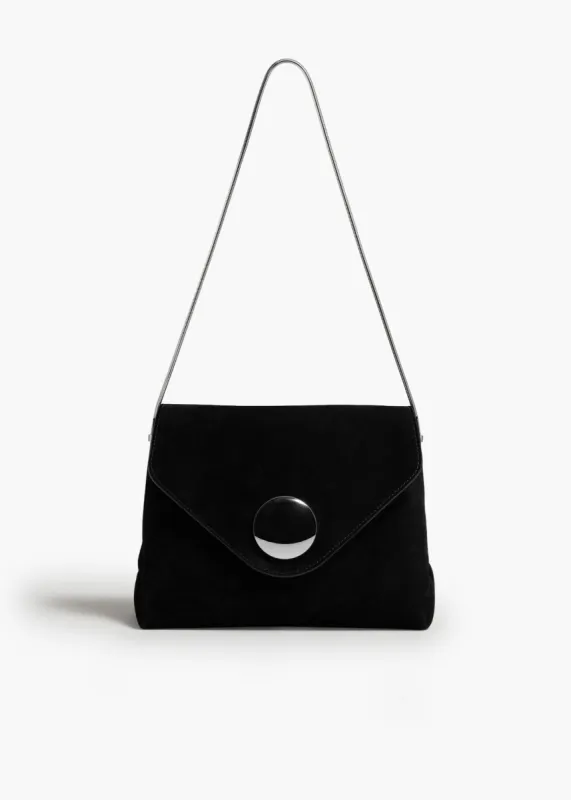 Bobbi Bag in Black Suede sold by KHAITE