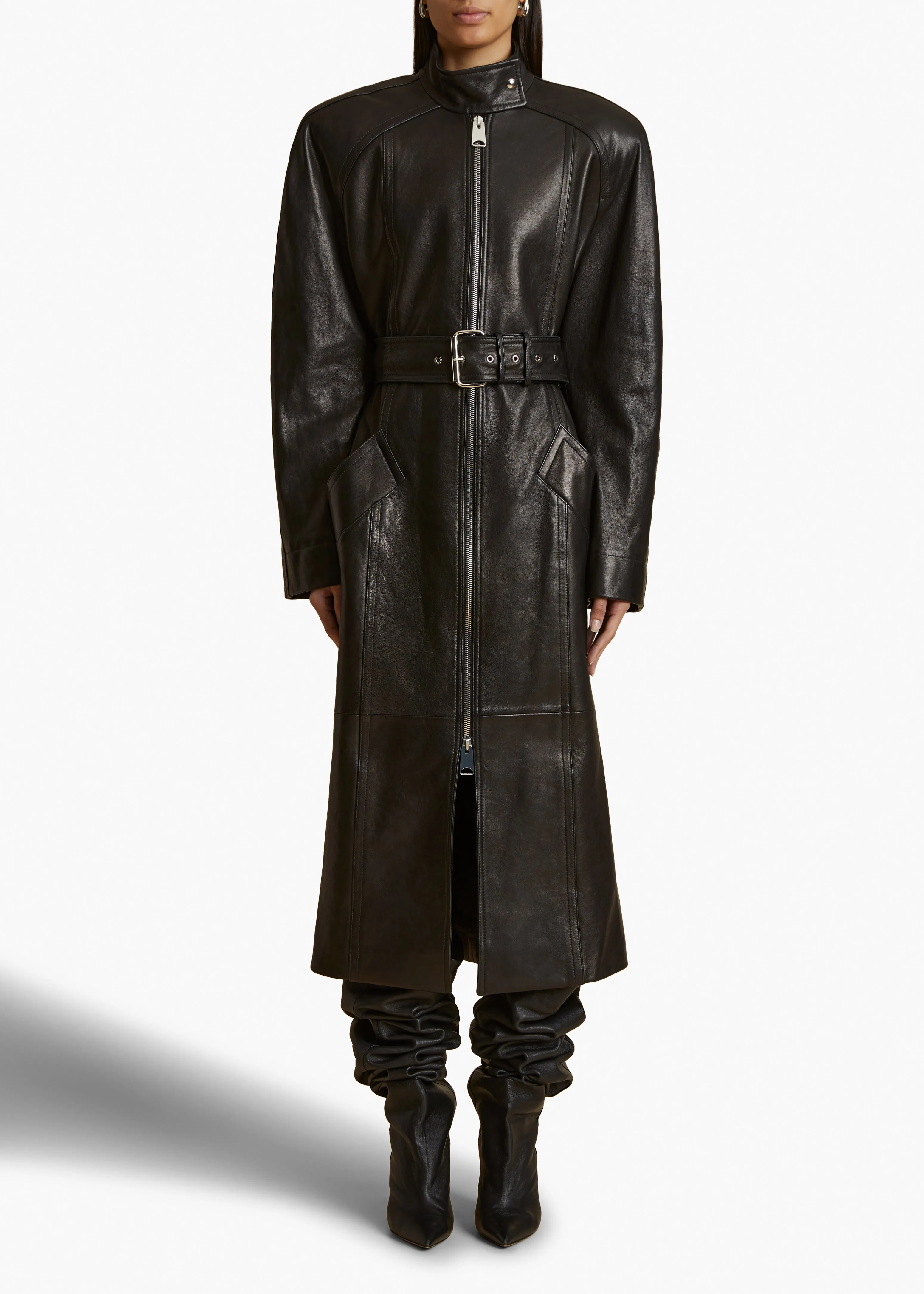 THE AMELIA CARDIGAN in Powder sold by KHAITE product image thumbnail 3