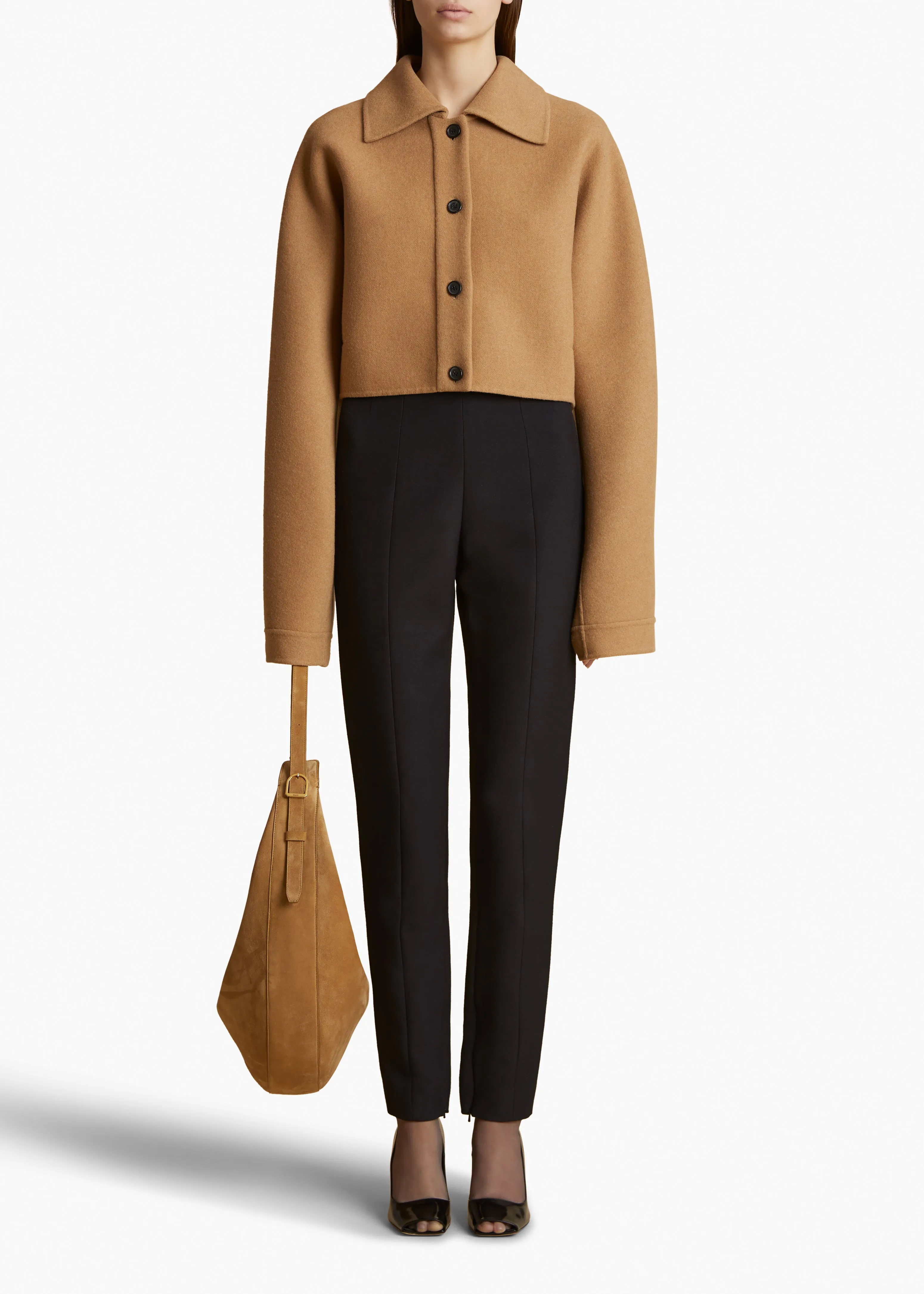 Sue Jacket in Camel sold by KHAITE product image thumbnail 2