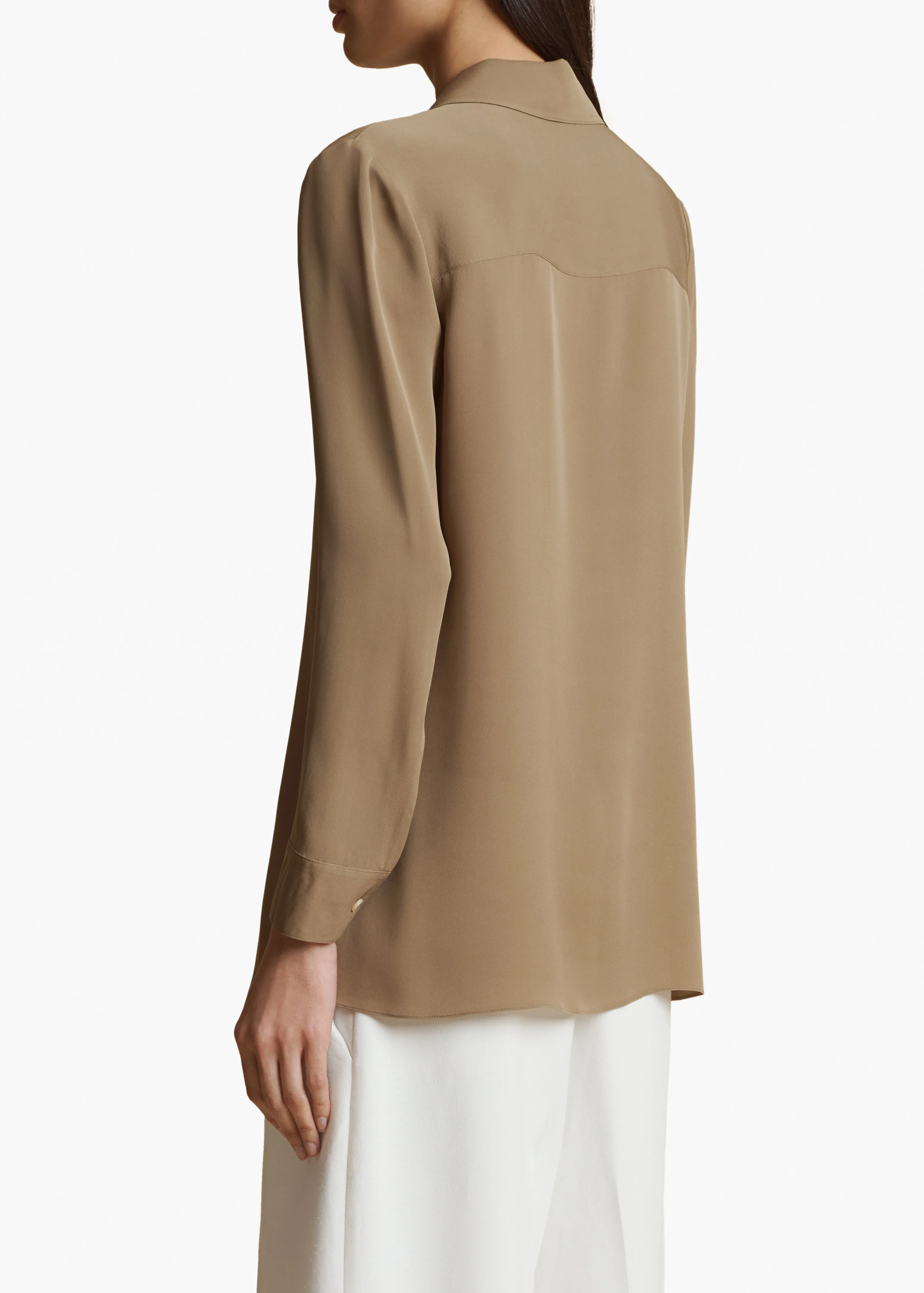 Luka Top in Toffee sold by KHAITE product image thumbnail 4