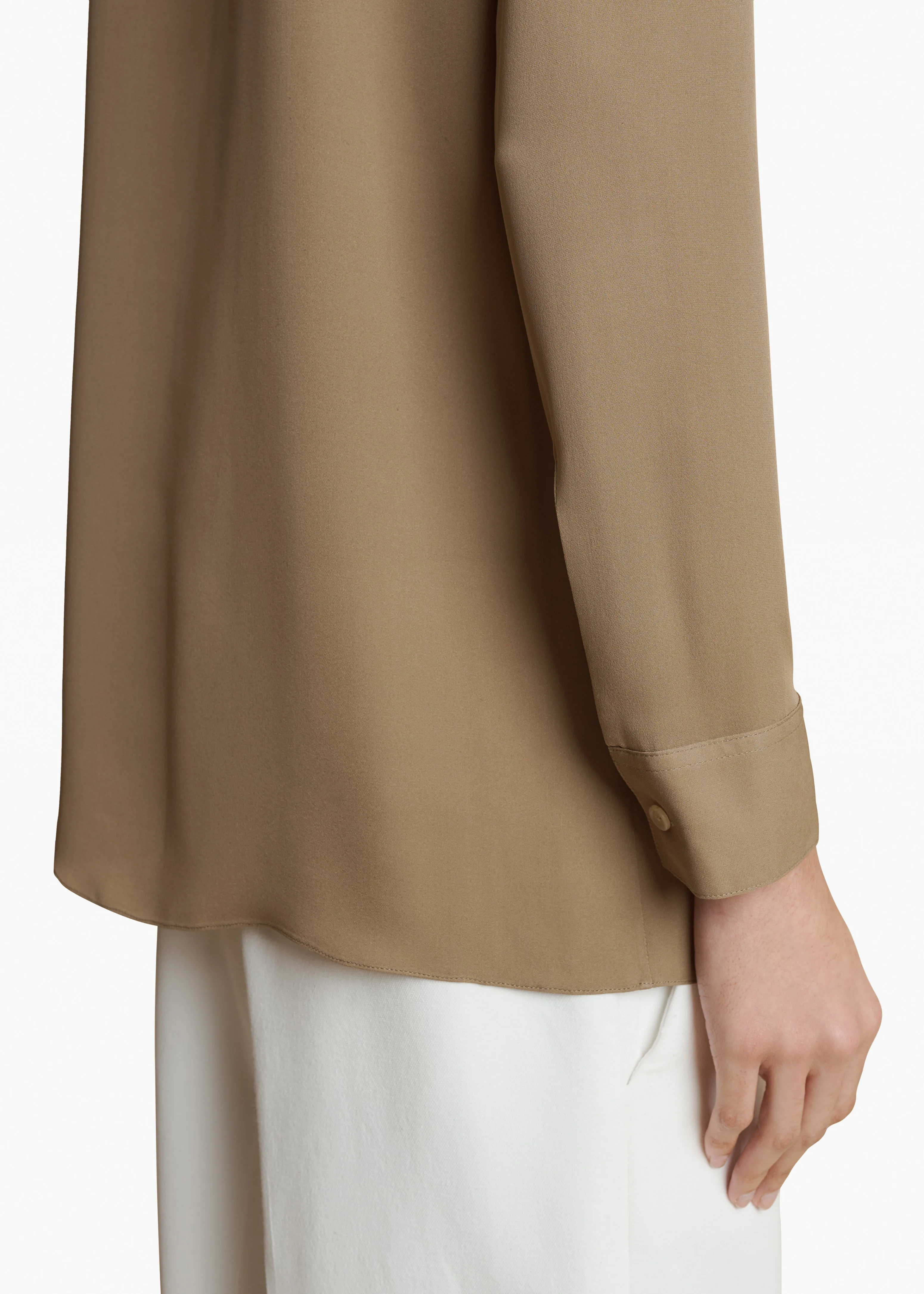 Luka Top in Toffee sold by KHAITE product image thumbnail 5