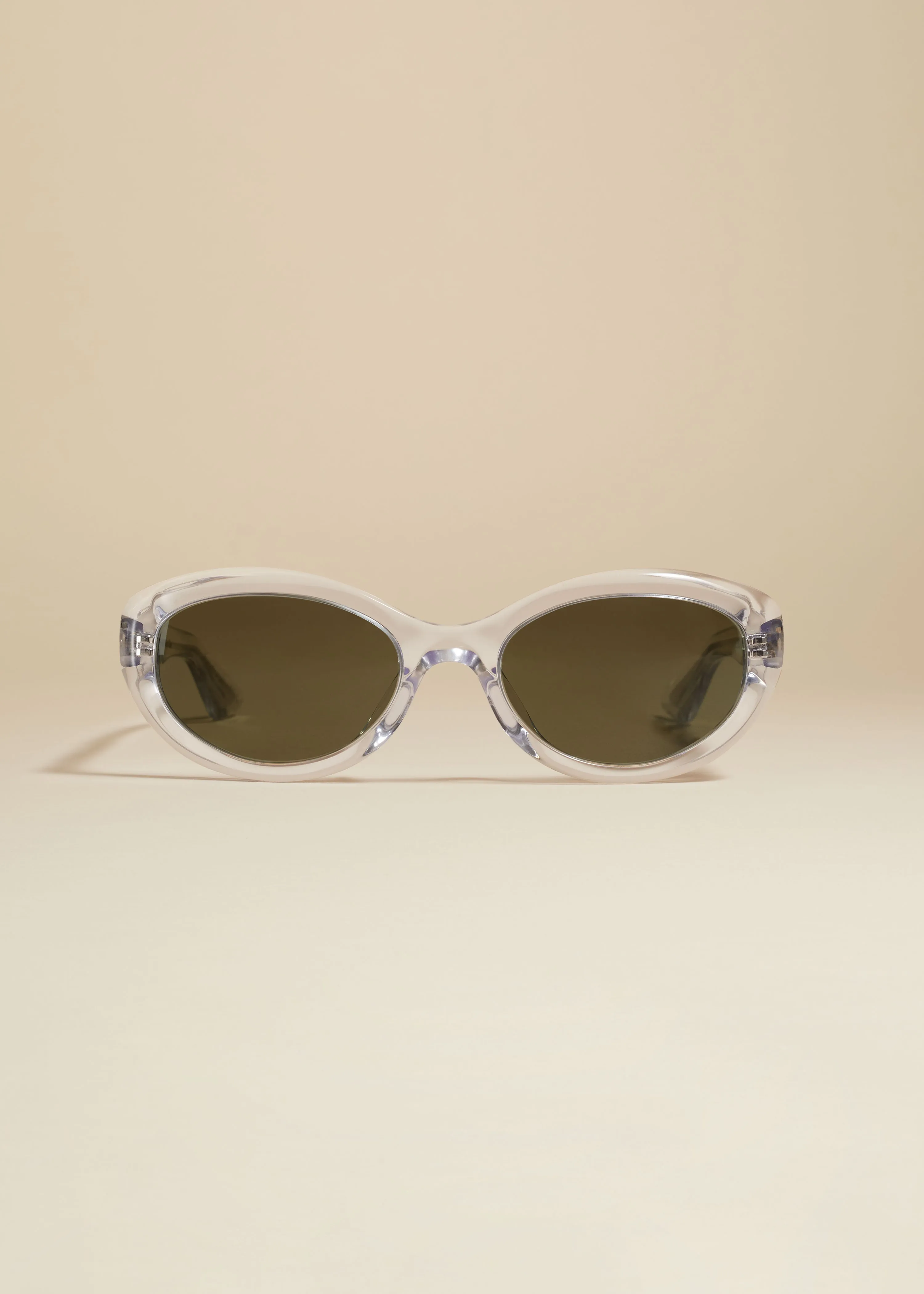 KHAITE x Oliver Peoples 1969C in Crystal and Silver Mirror sold by KHAITE