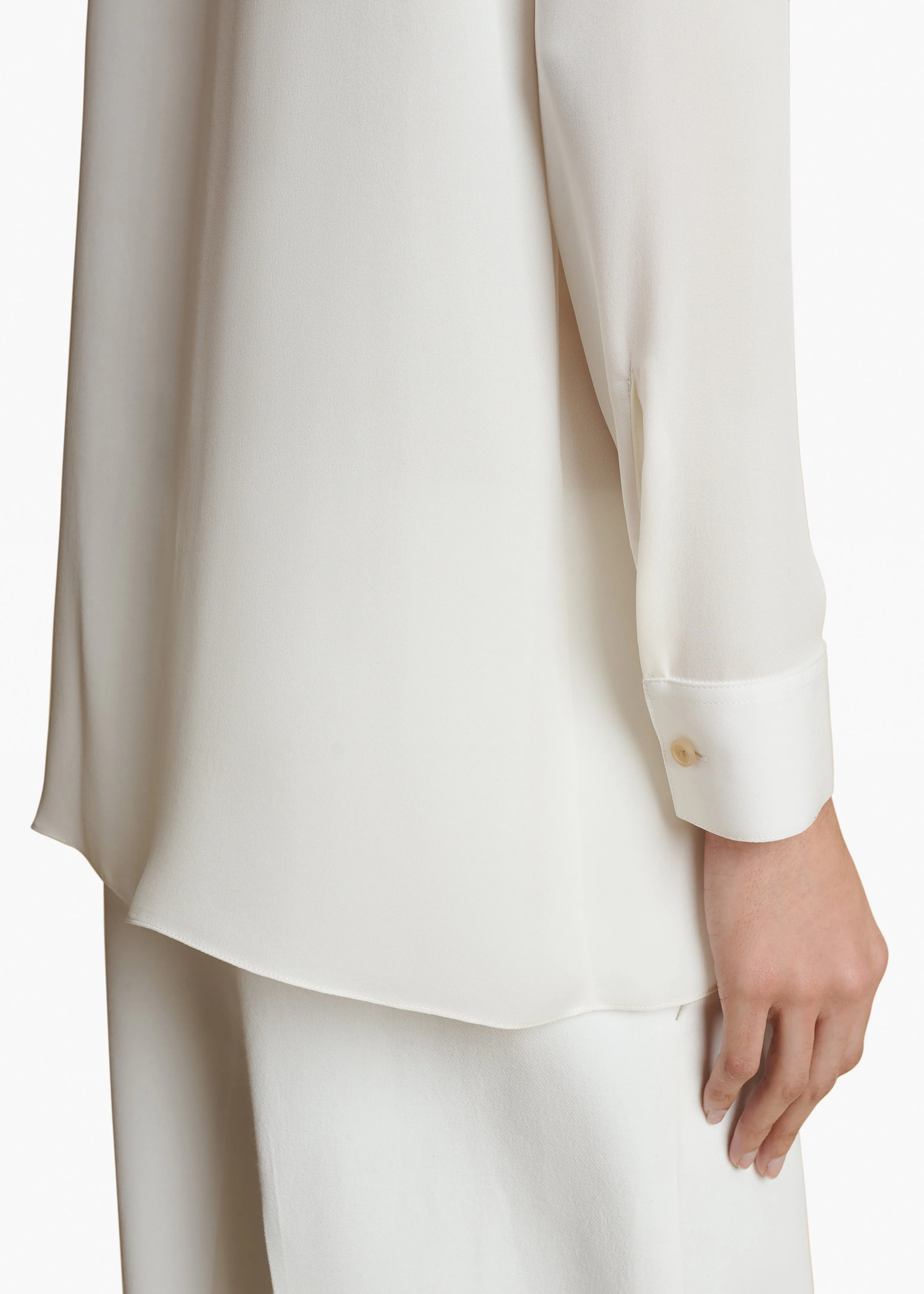 Luka Top in Cream sold by KHAITE product image thumbnail 5