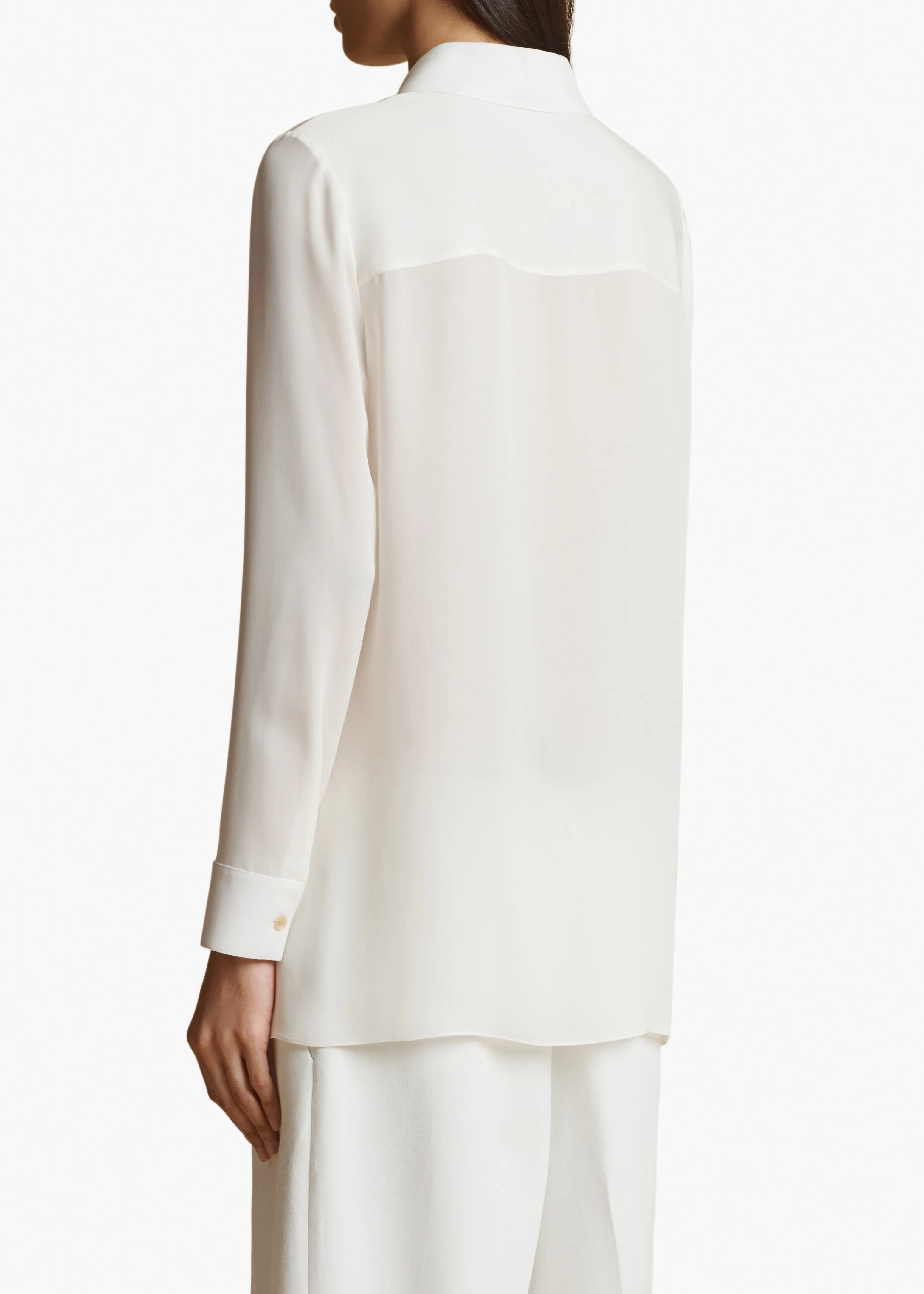 Luka Top in Cream sold by KHAITE product image thumbnail 4