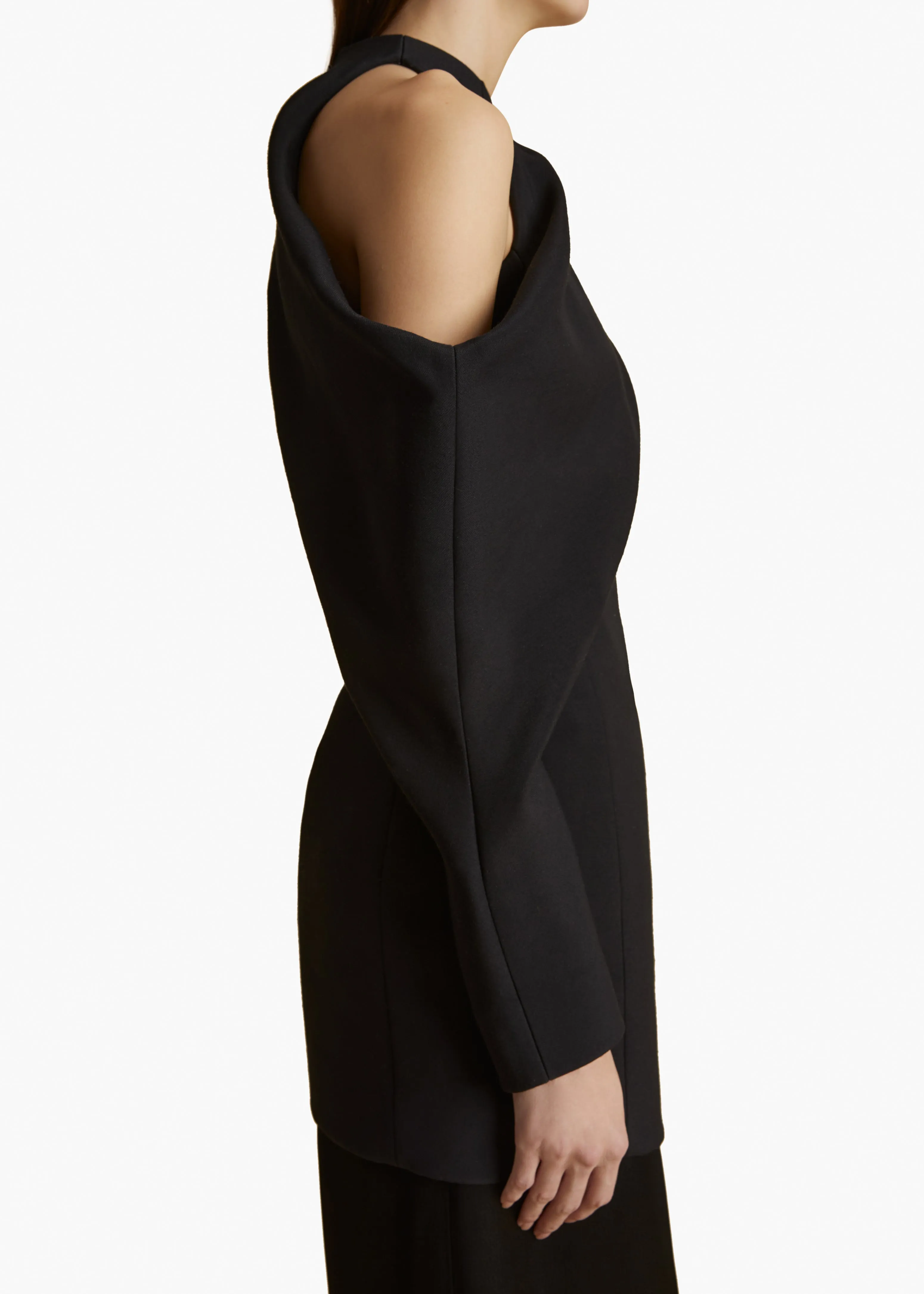 Tristan Top in Black sold by KHAITE product image thumbnail 5