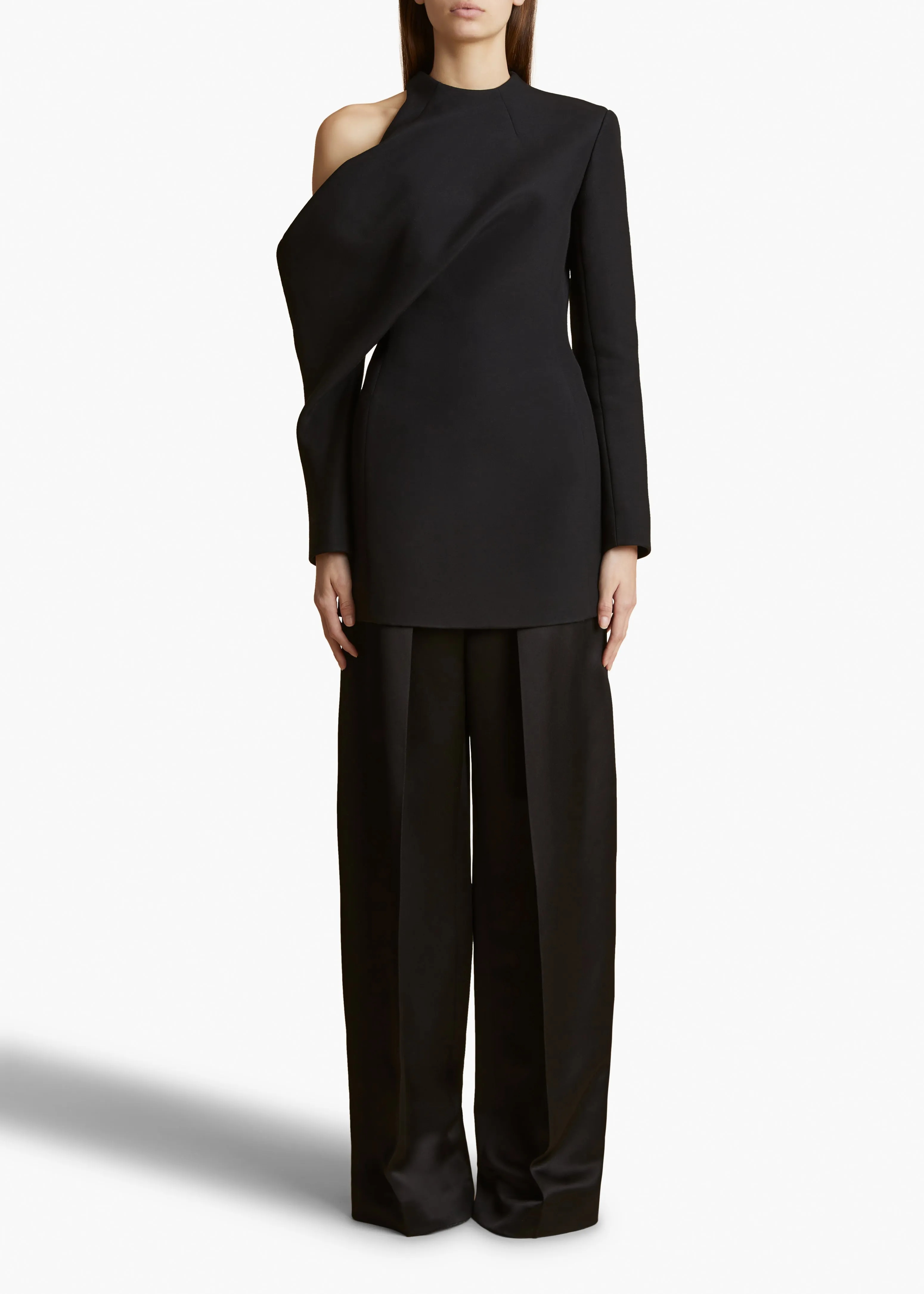 Tristan Top in Black sold by KHAITE product image thumbnail 2