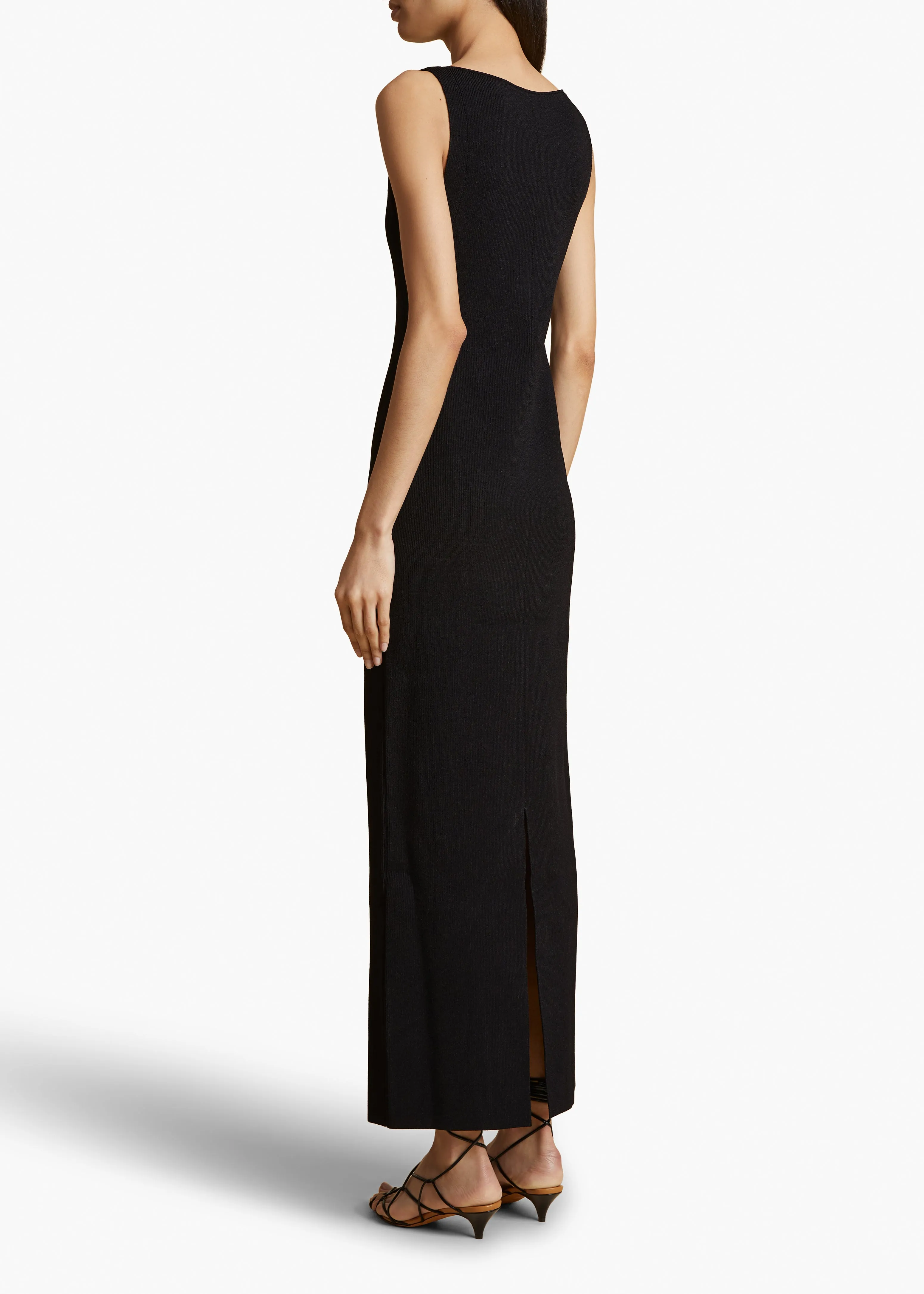 Evelyn Dress in Black sold by KHAITE product image thumbnail 4