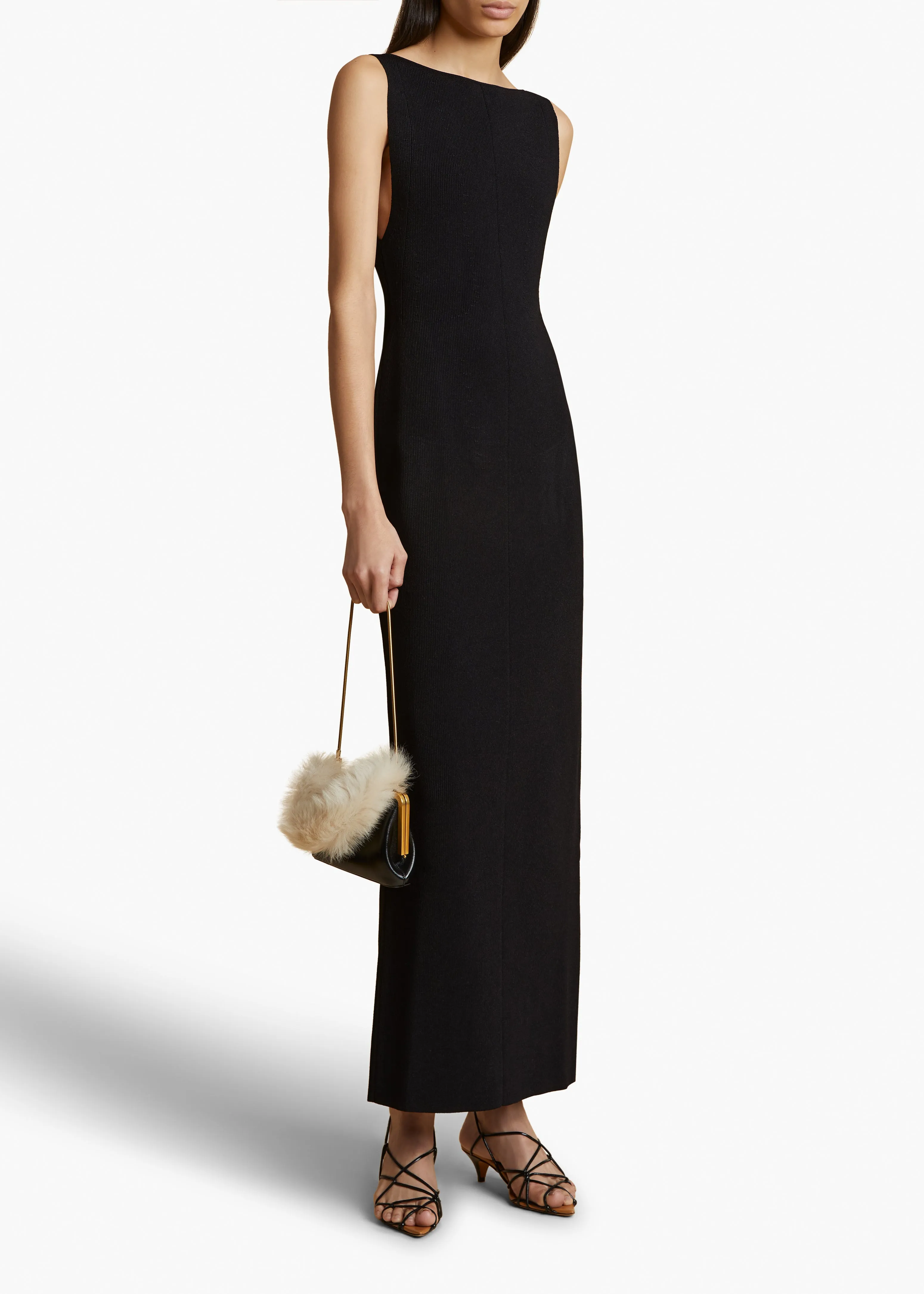 Evelyn Dress in Black sold by KHAITE product image thumbnail 2
