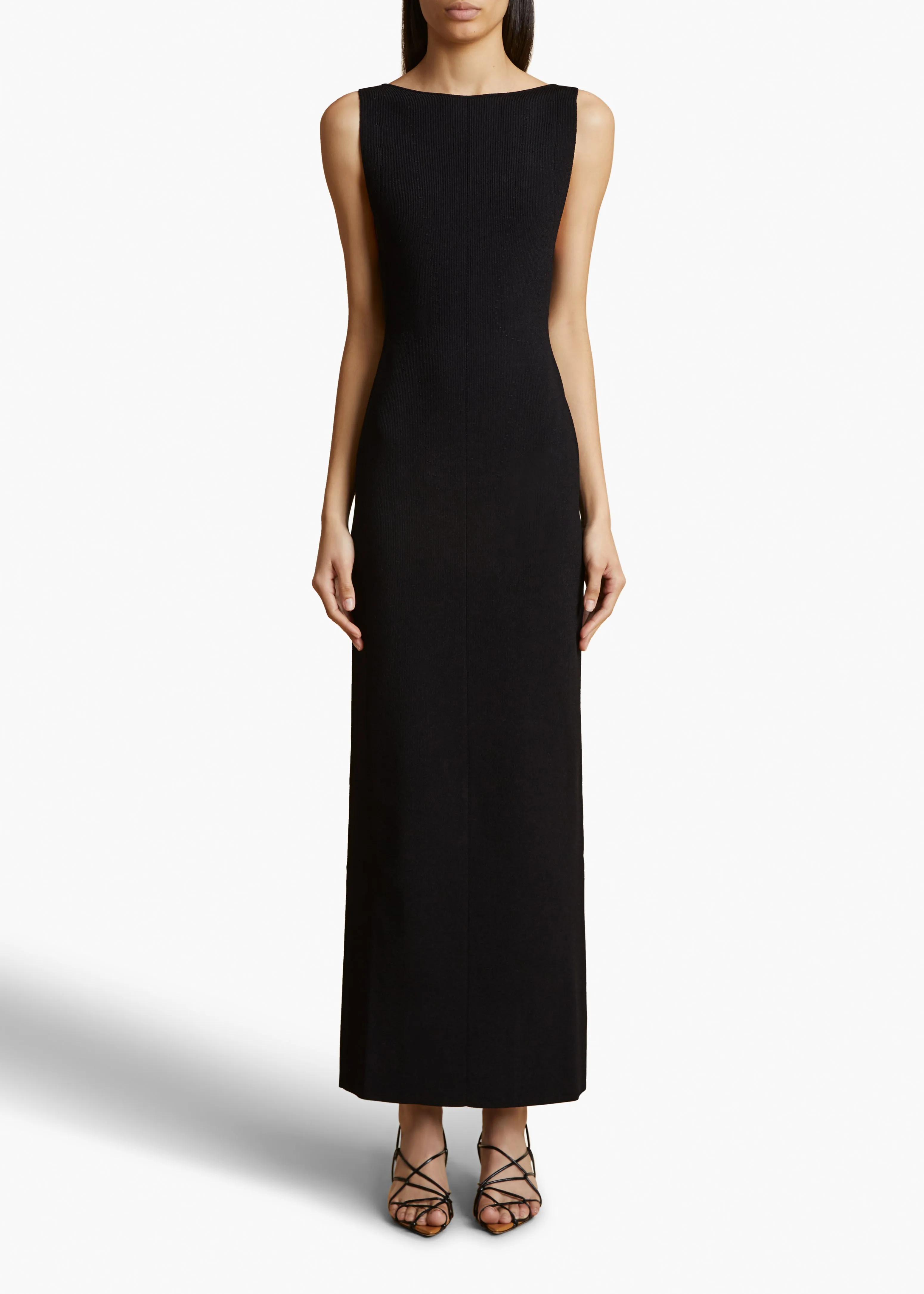 Evelyn Dress in Black sold by KHAITE product image thumbnail 3