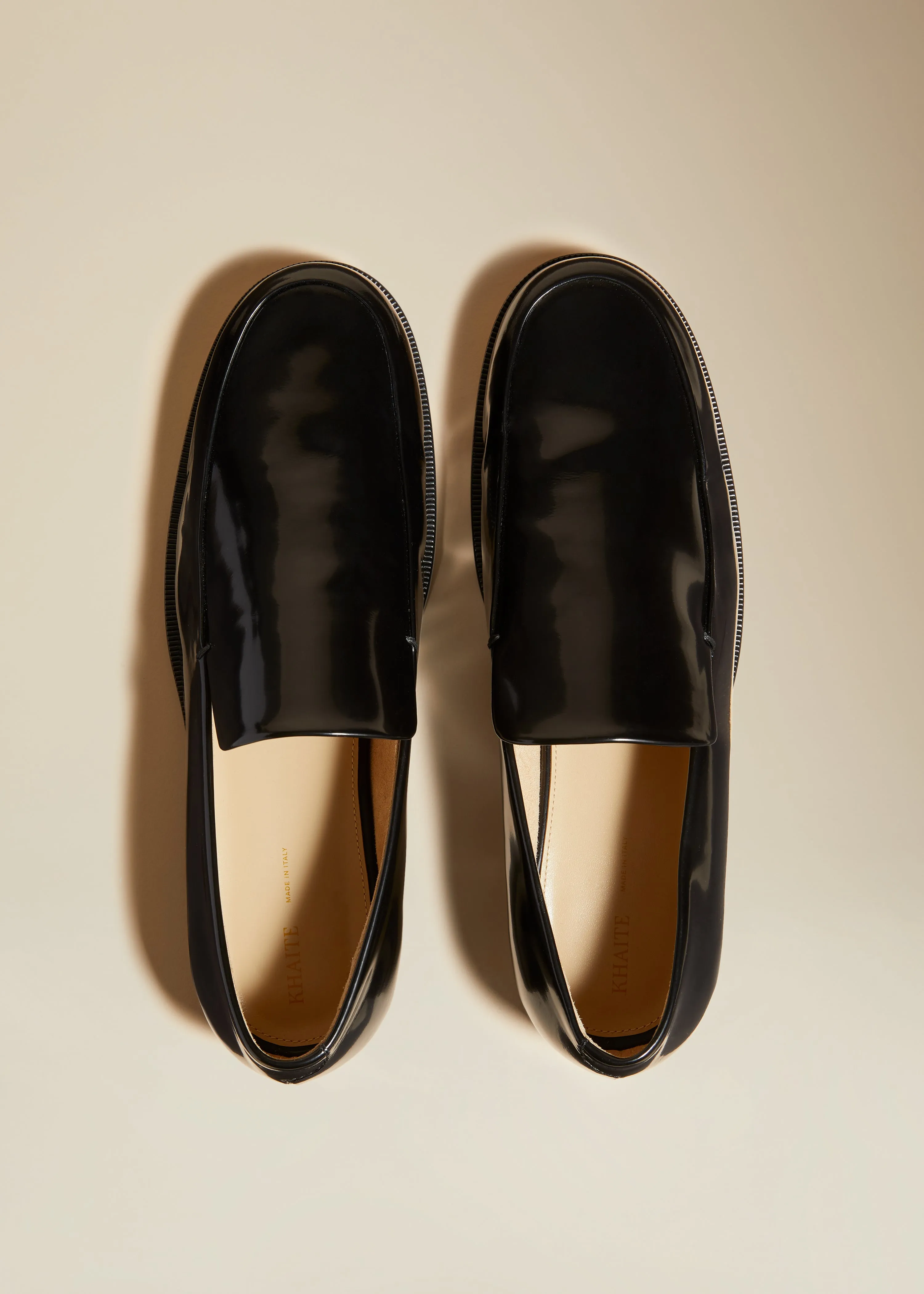 The Alessio Loafer in Black Leather sold by KHAITE product image thumbnail 3