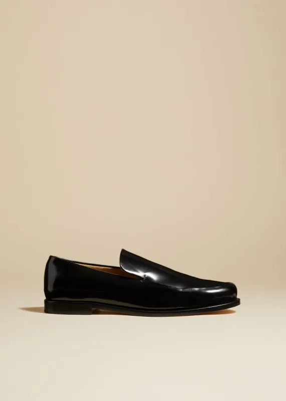 The Alessio Loafer in Black Leather sold by KHAITE