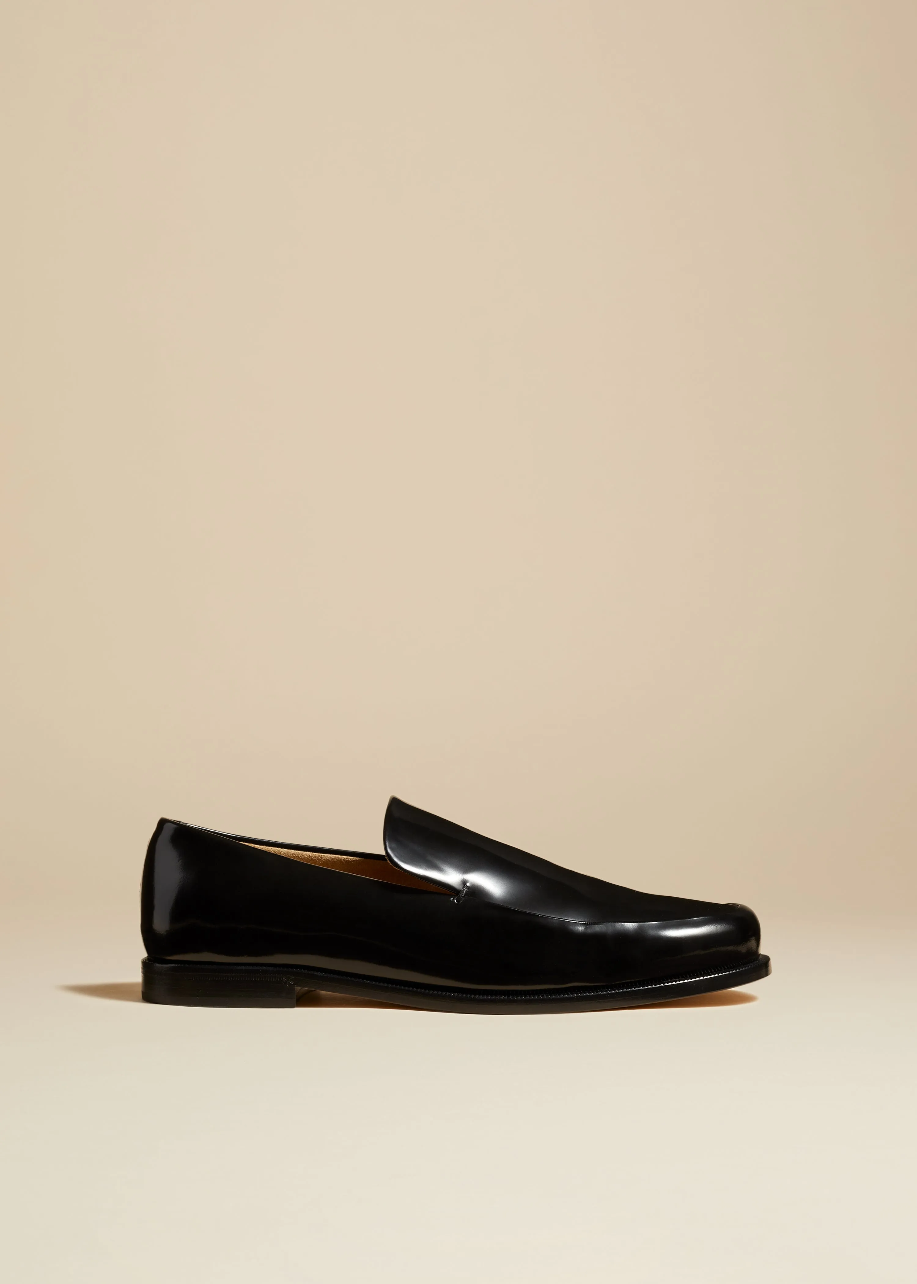 The Alessio Loafer in Black Leather sold by KHAITE