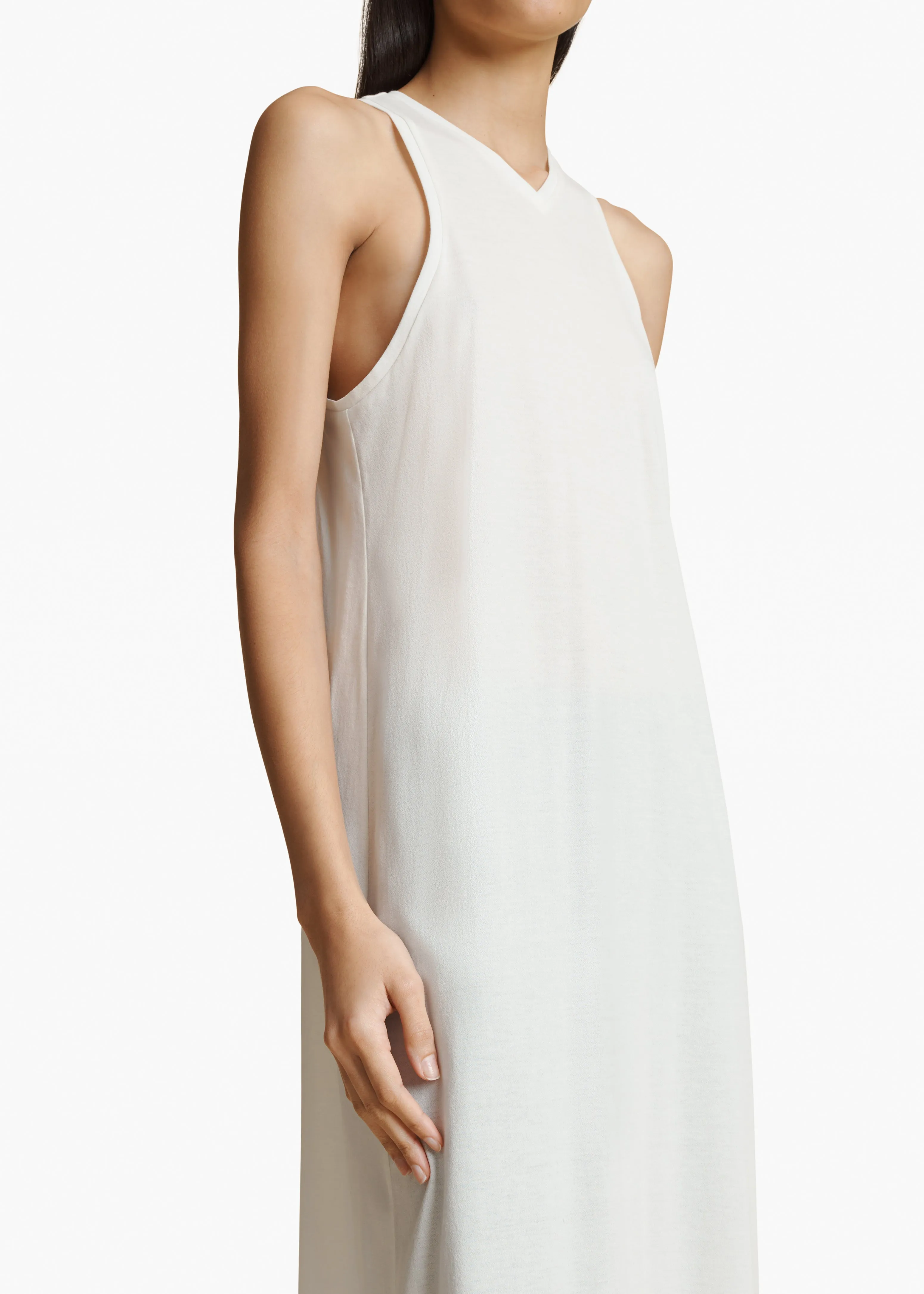 Vernetta Dress in Cream sold by KHAITE product image thumbnail 4