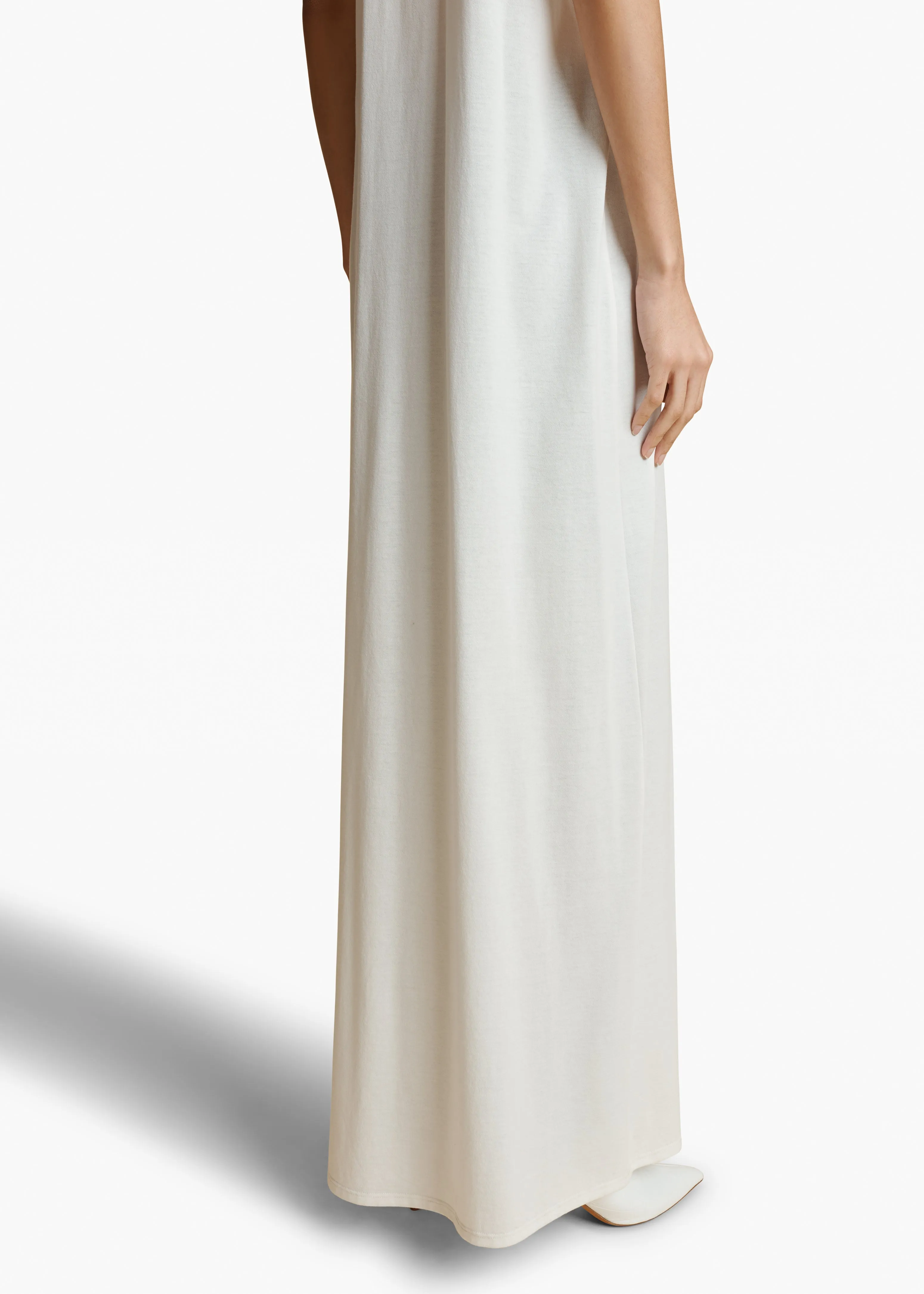 Vernetta Dress in Cream sold by KHAITE product image thumbnail 5