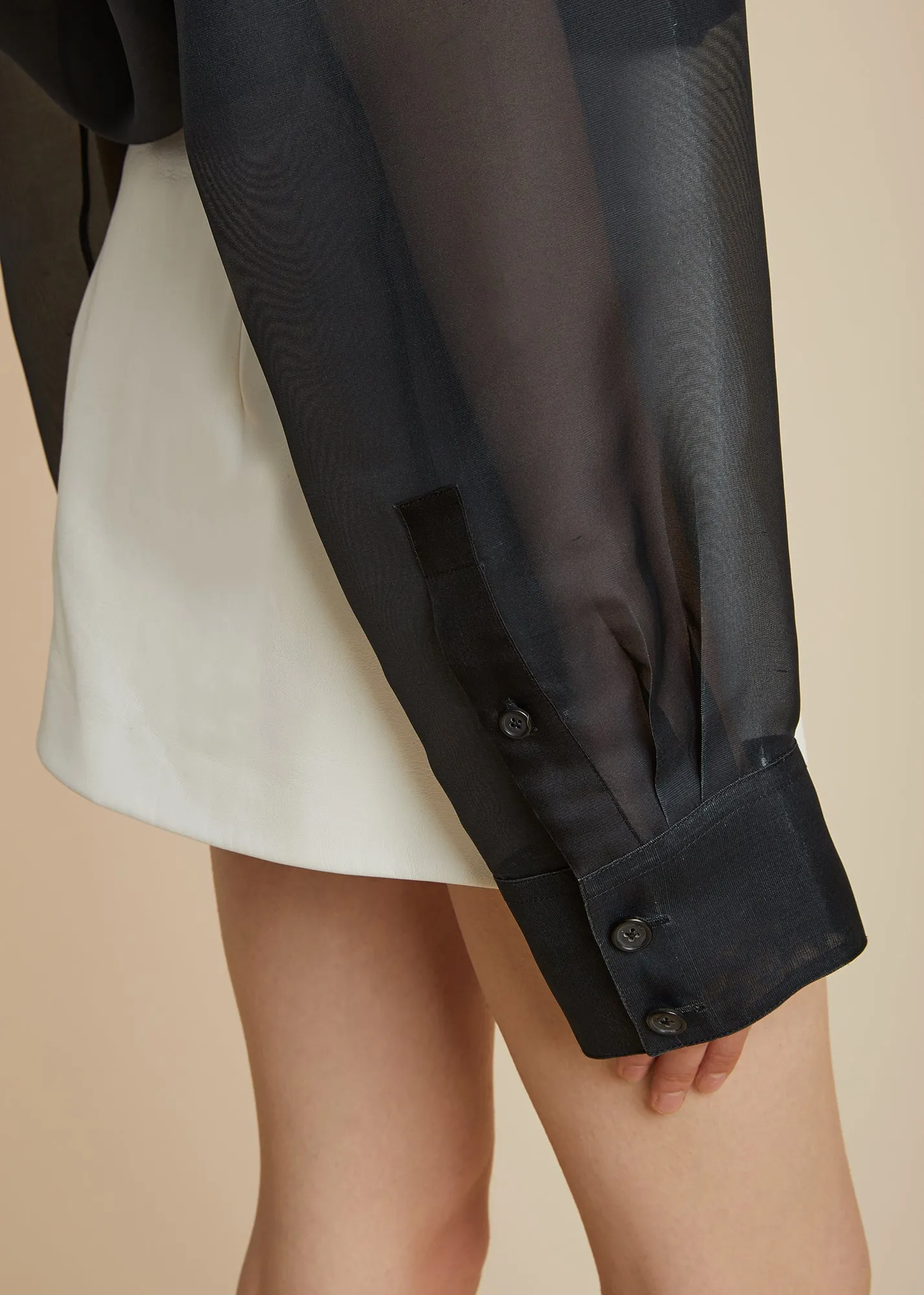 The Missa Top in Black sold by KHAITE product image thumbnail 5