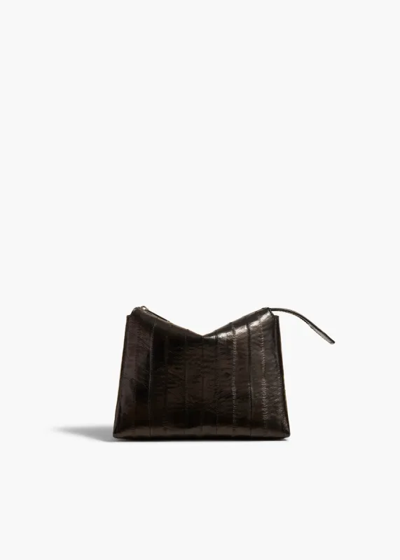 Lina Pochette in Black Eel Leather sold by KHAITE