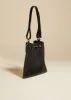The Small Greta Bag in Black Pebbled Leather sold by KHAITE
