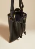 The Small Greta Bag in Black Pebbled Leather sold by KHAITE
