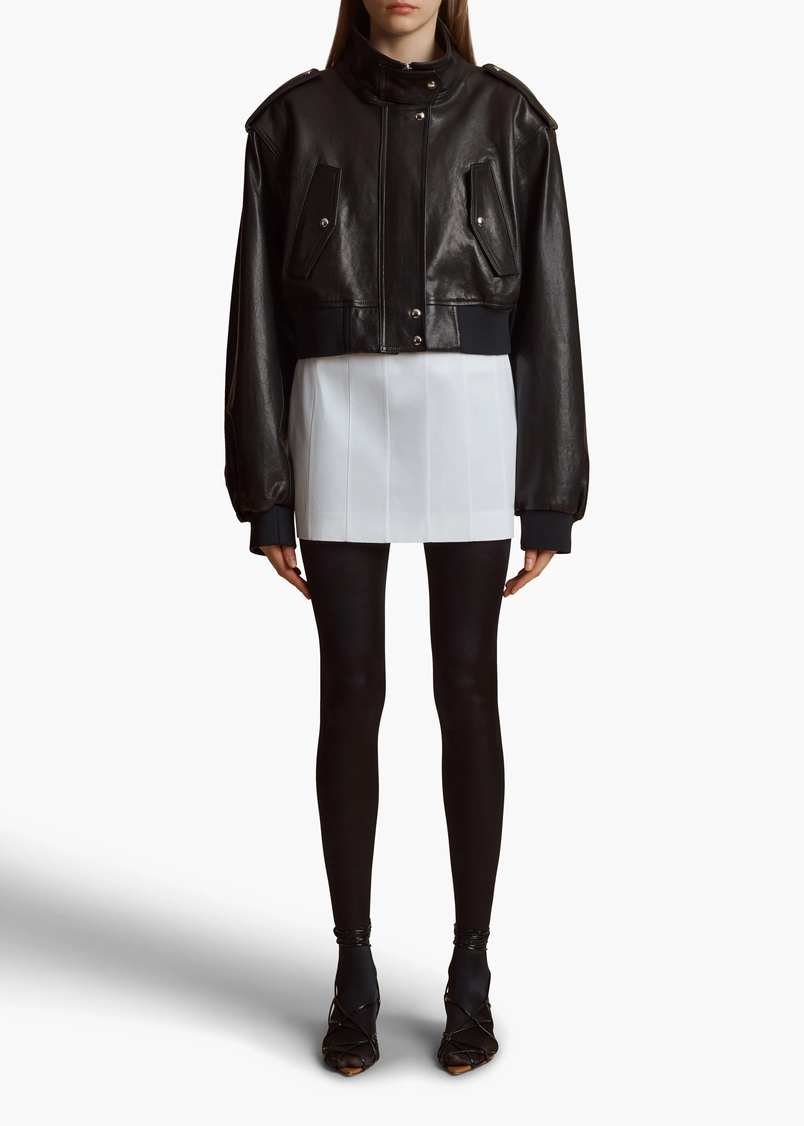 Meelar Skirt in White sold by KHAITE product image thumbnail 2