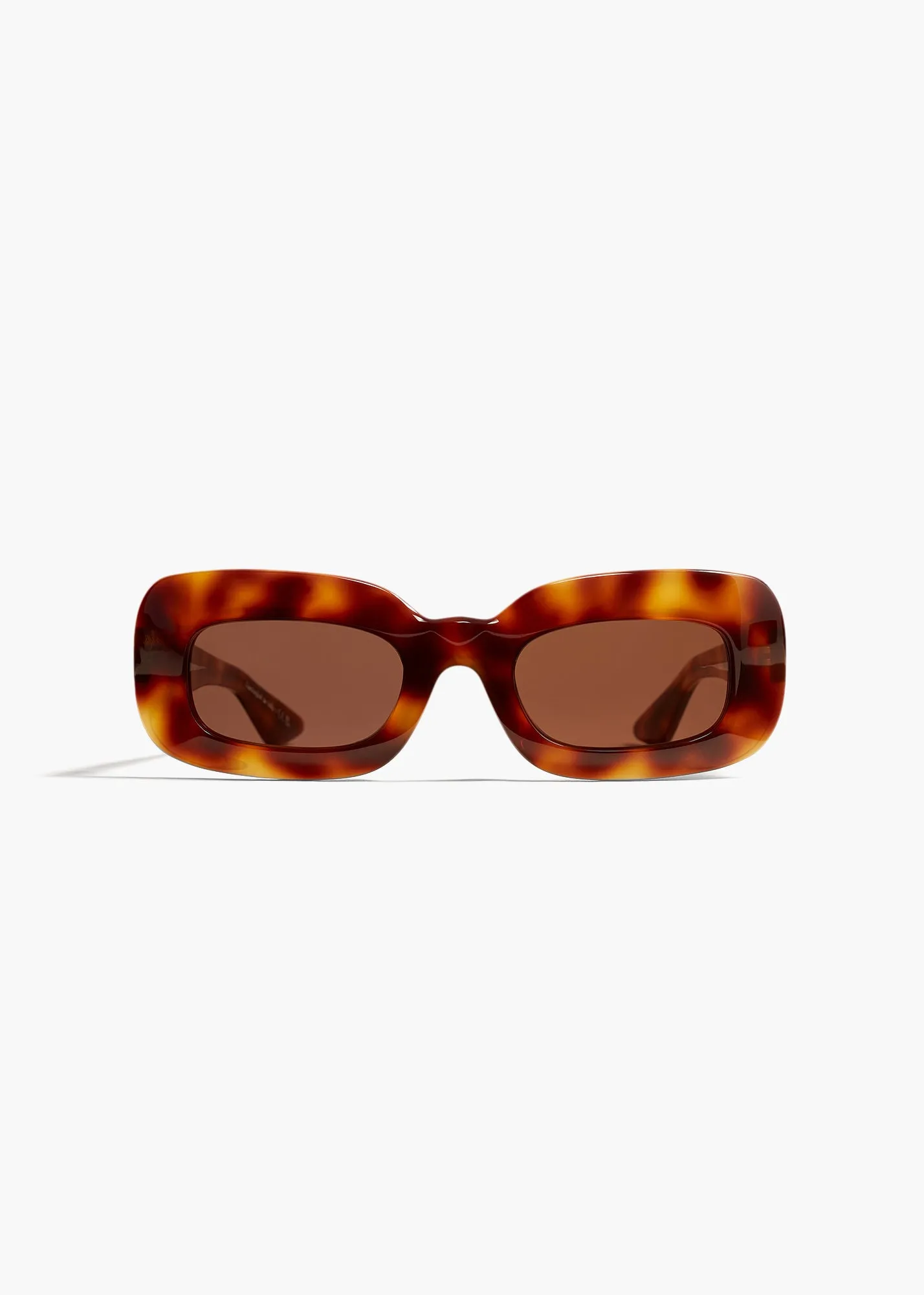 KHAITE x Oliver Peoples 1966C in Dark Mahogany and Brown sold by KHAITE
