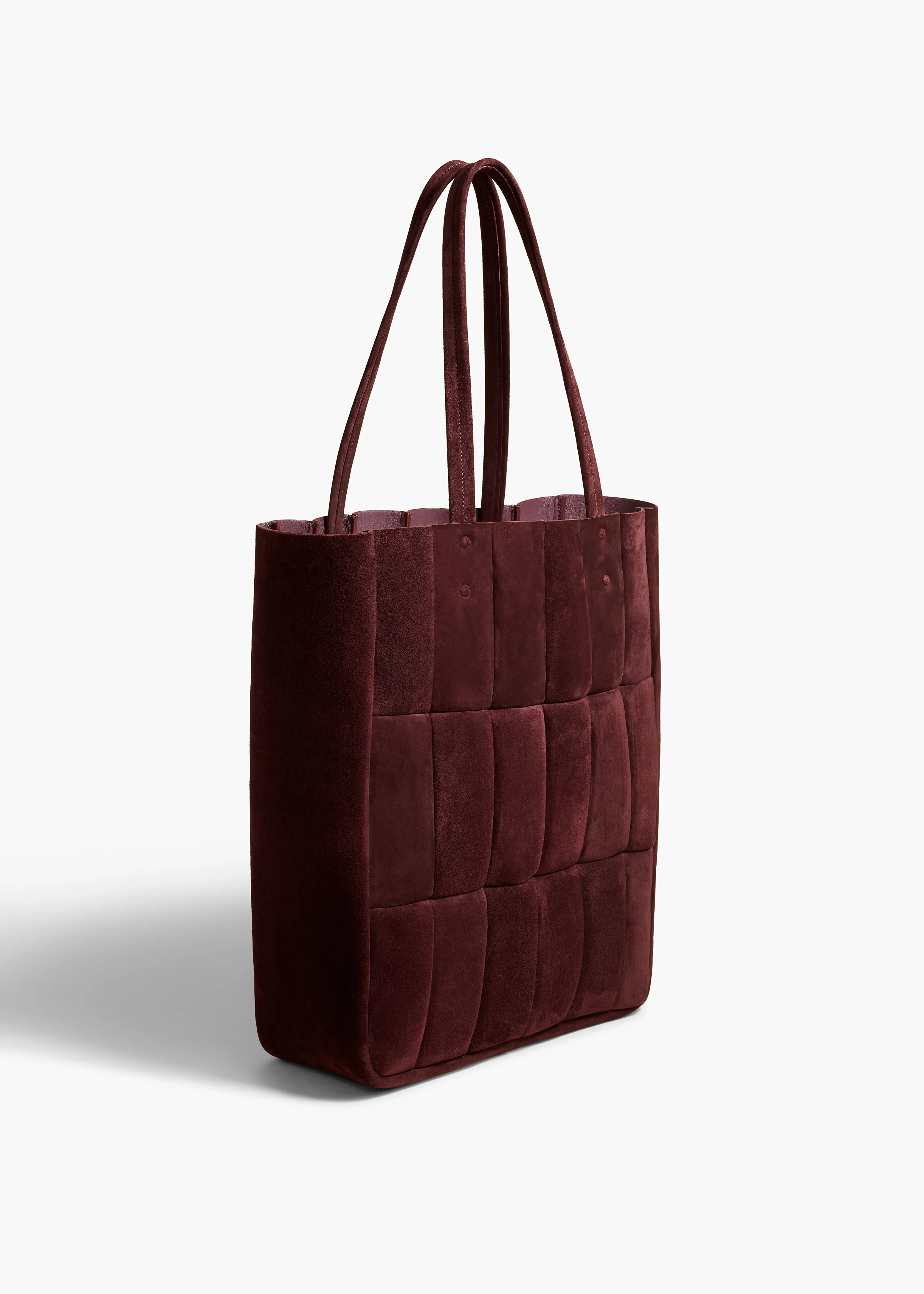 Zoe Tote in Rouge Noir Suede sold by KHAITE product image thumbnail 2