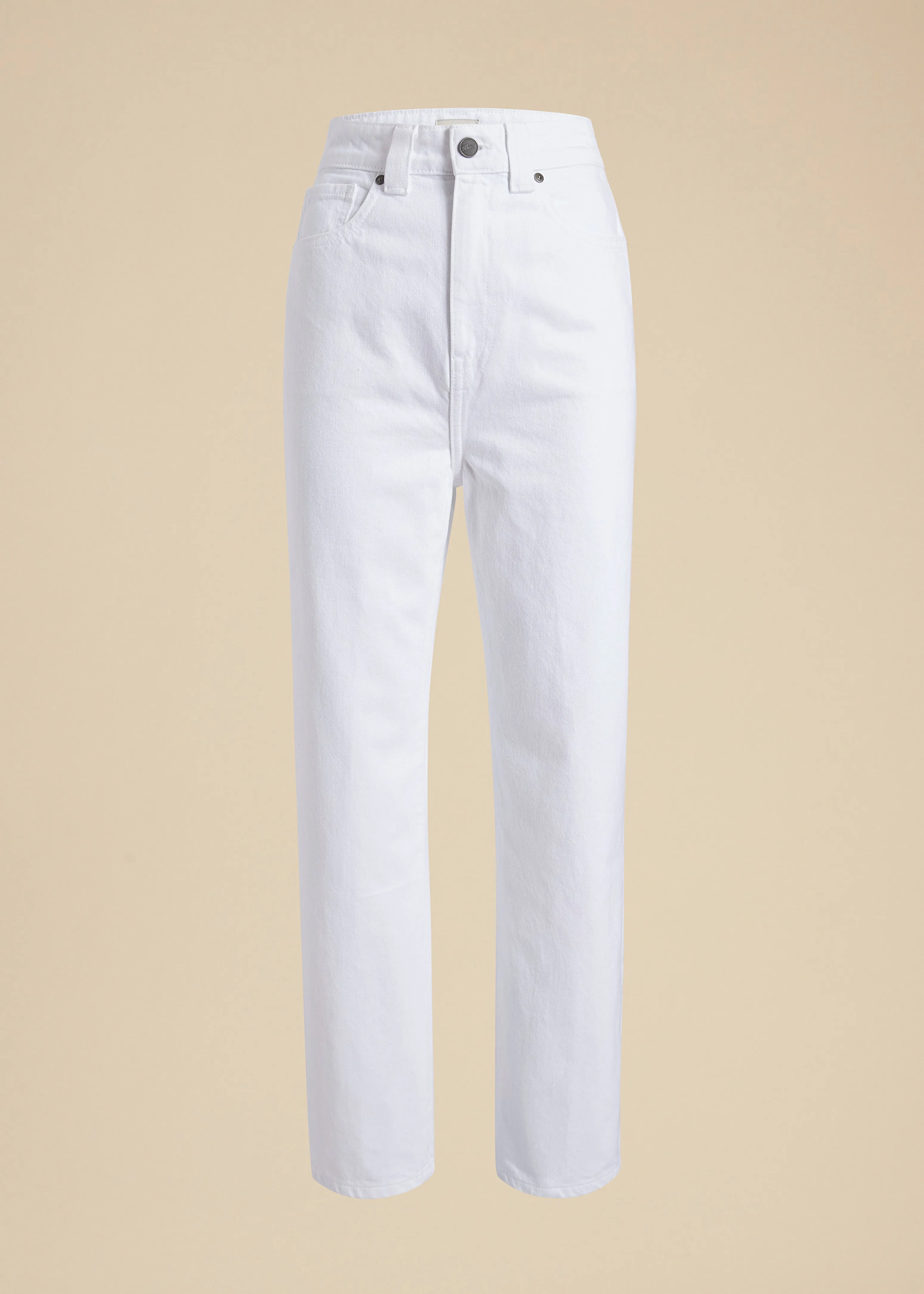 Shalbi Jean in White sold by KHAITE