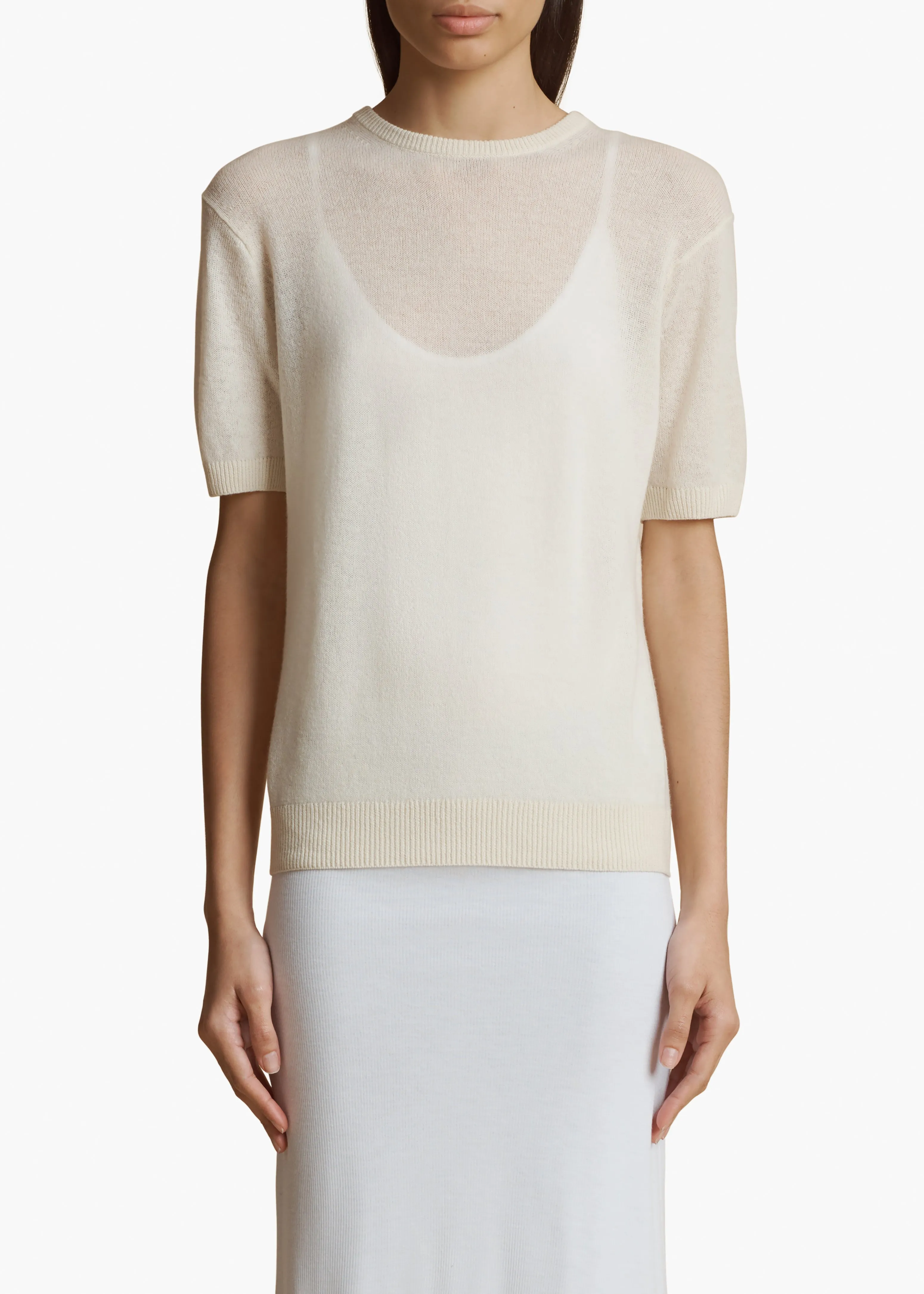 Pierre Sweater in Cream sold by KHAITE product image thumbnail 3