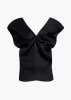 Ami Top in Black sold by KHAITE