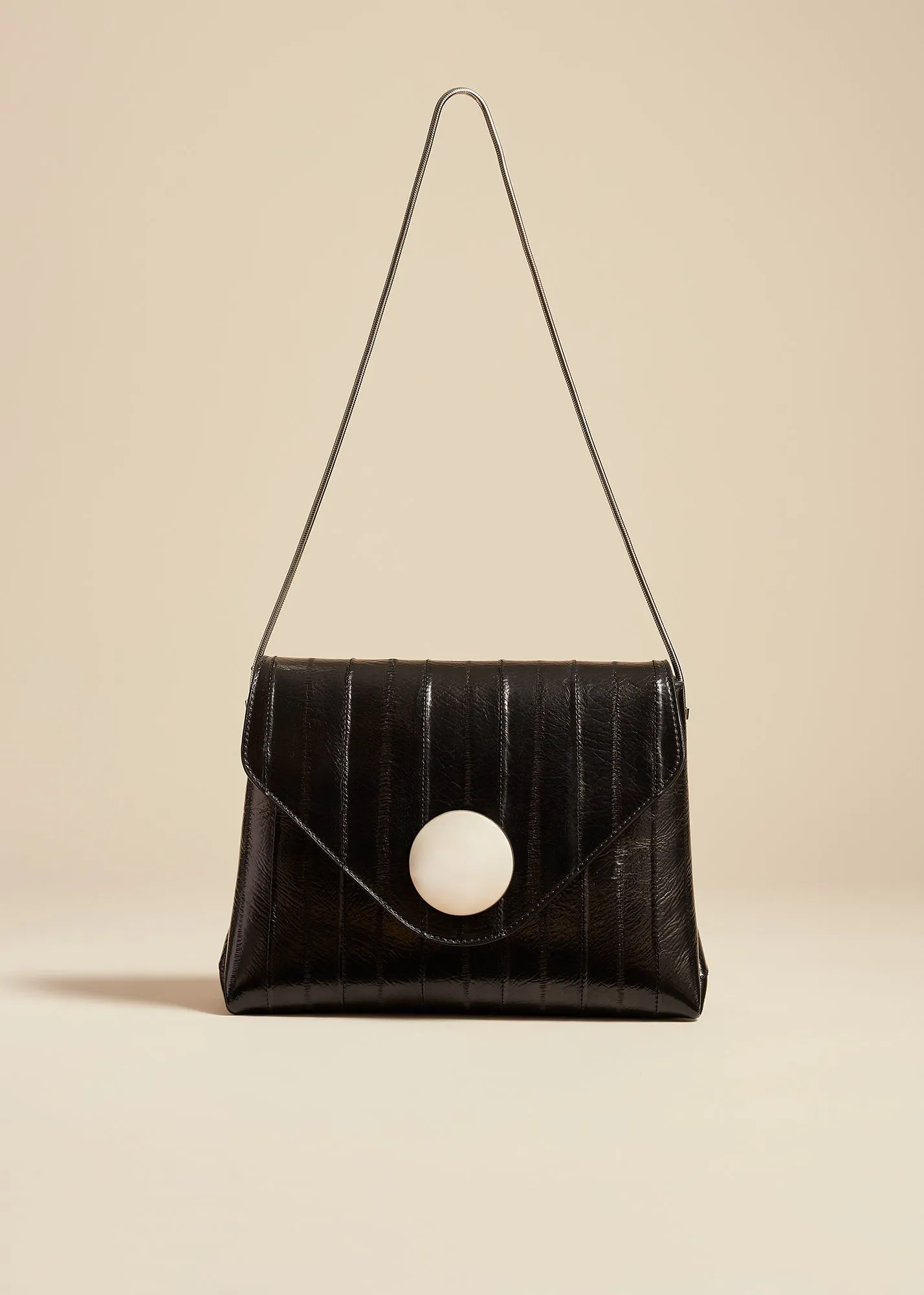 Bobbi Bag in Black Eel Leather sold by KHAITE