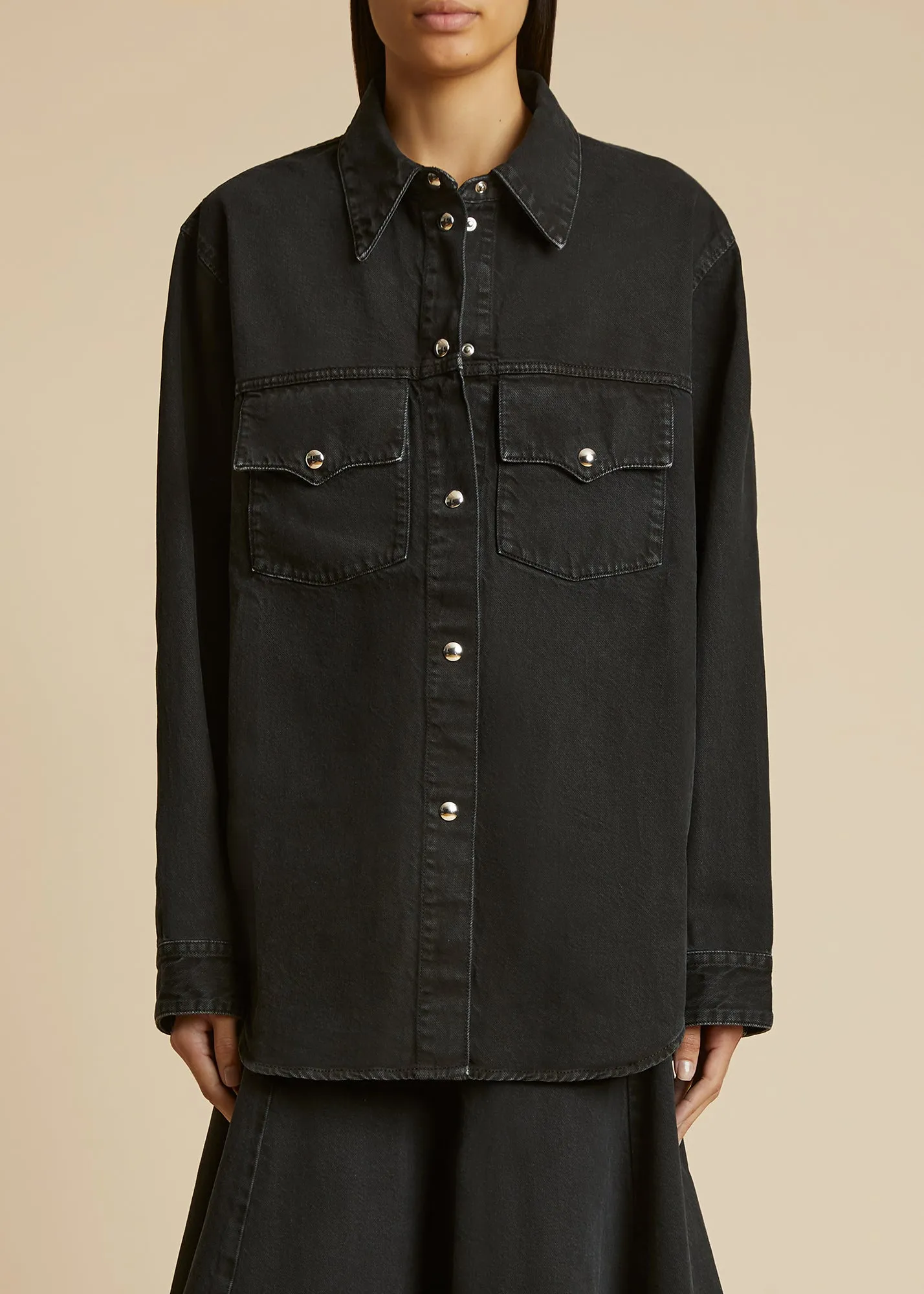 The Jinn Top in Prescott sold by KHAITE product image thumbnail 2