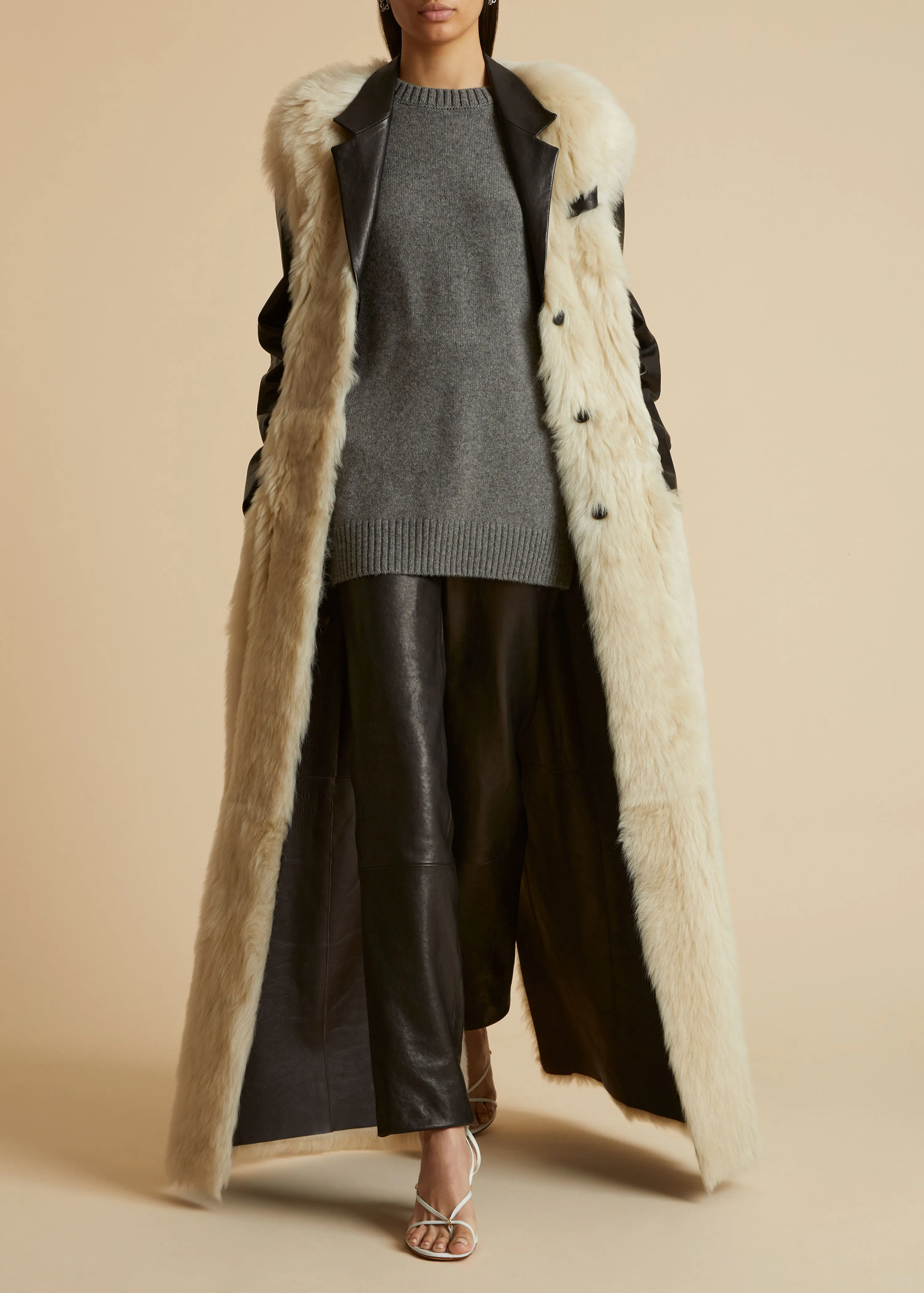 The Camilla Sweater in Sterling sold by KHAITE product image thumbnail 2