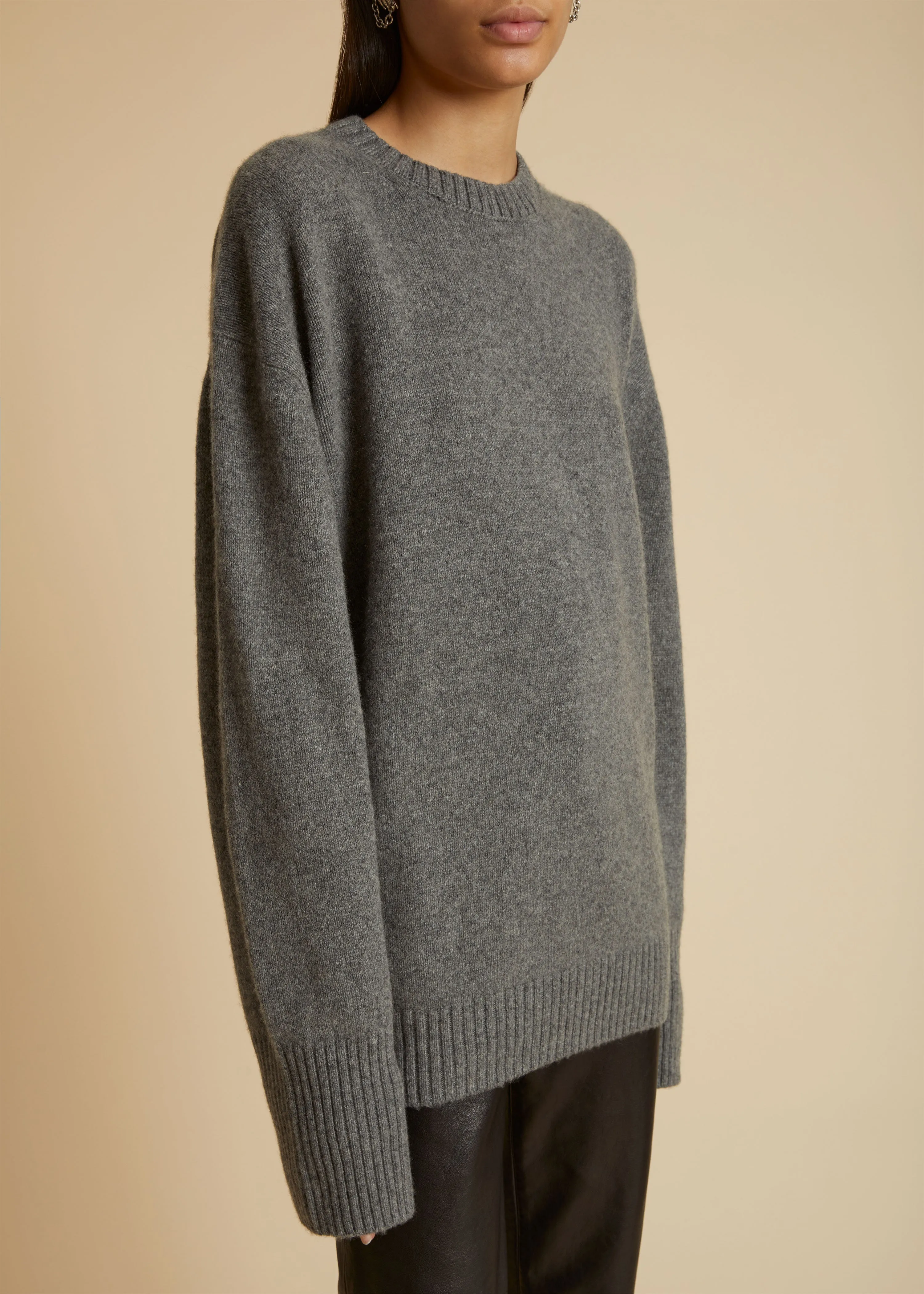 The Camilla Sweater in Sterling sold by KHAITE product image thumbnail 5