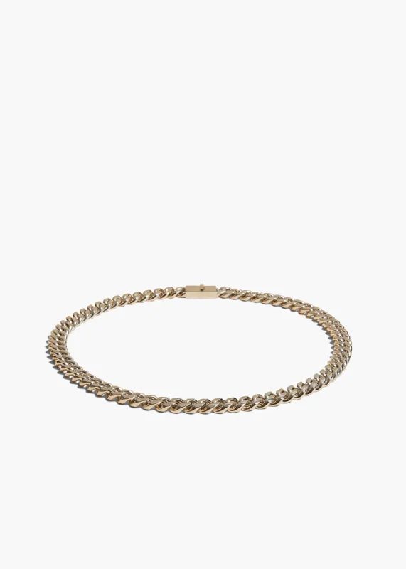 Elio Chain Necklace in Silver sold by KHAITE