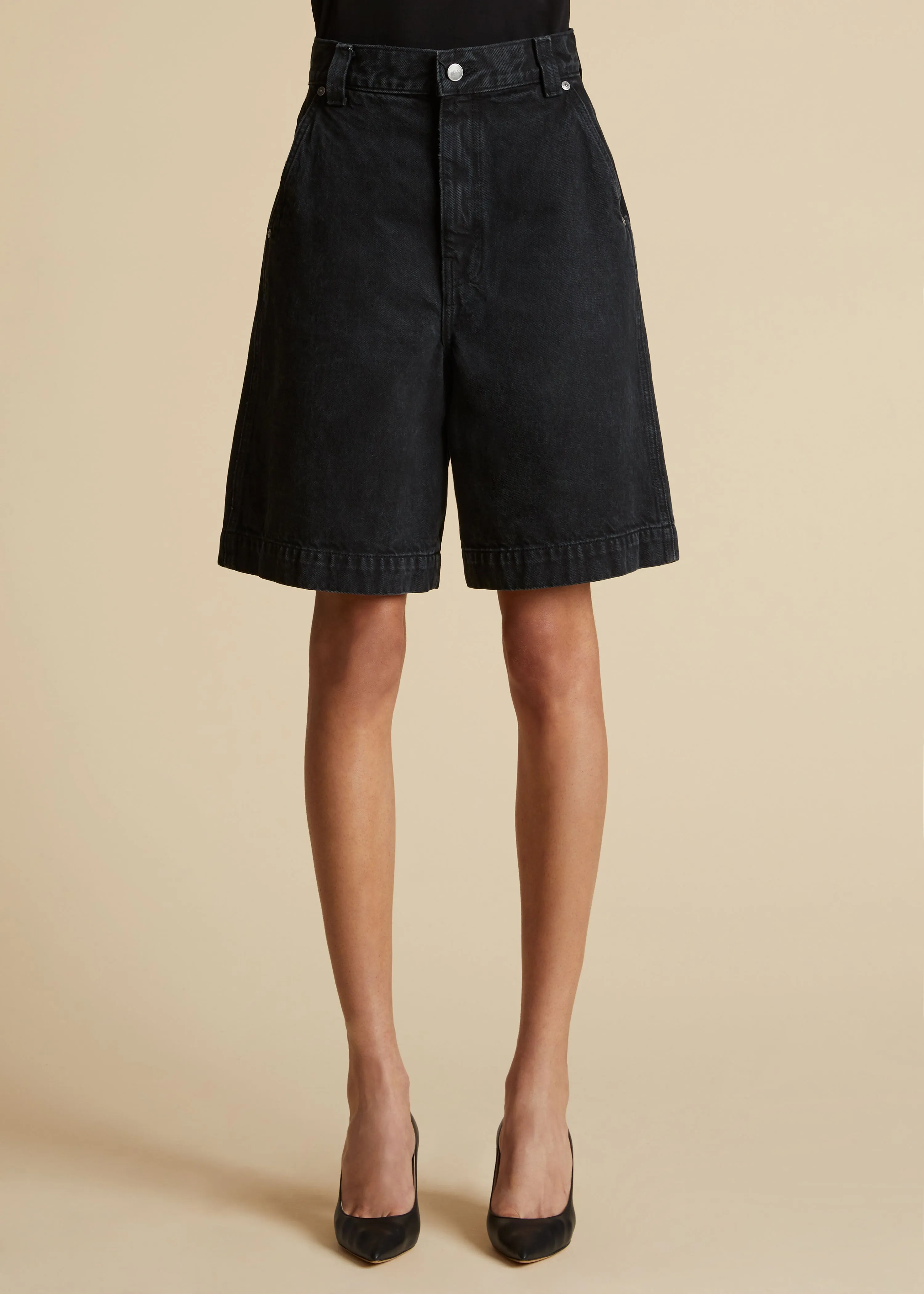 The Hayden Jean Short in Prescott sold by KHAITE product image thumbnail 2