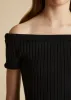 The Ricki Top in Black sold by KHAITE