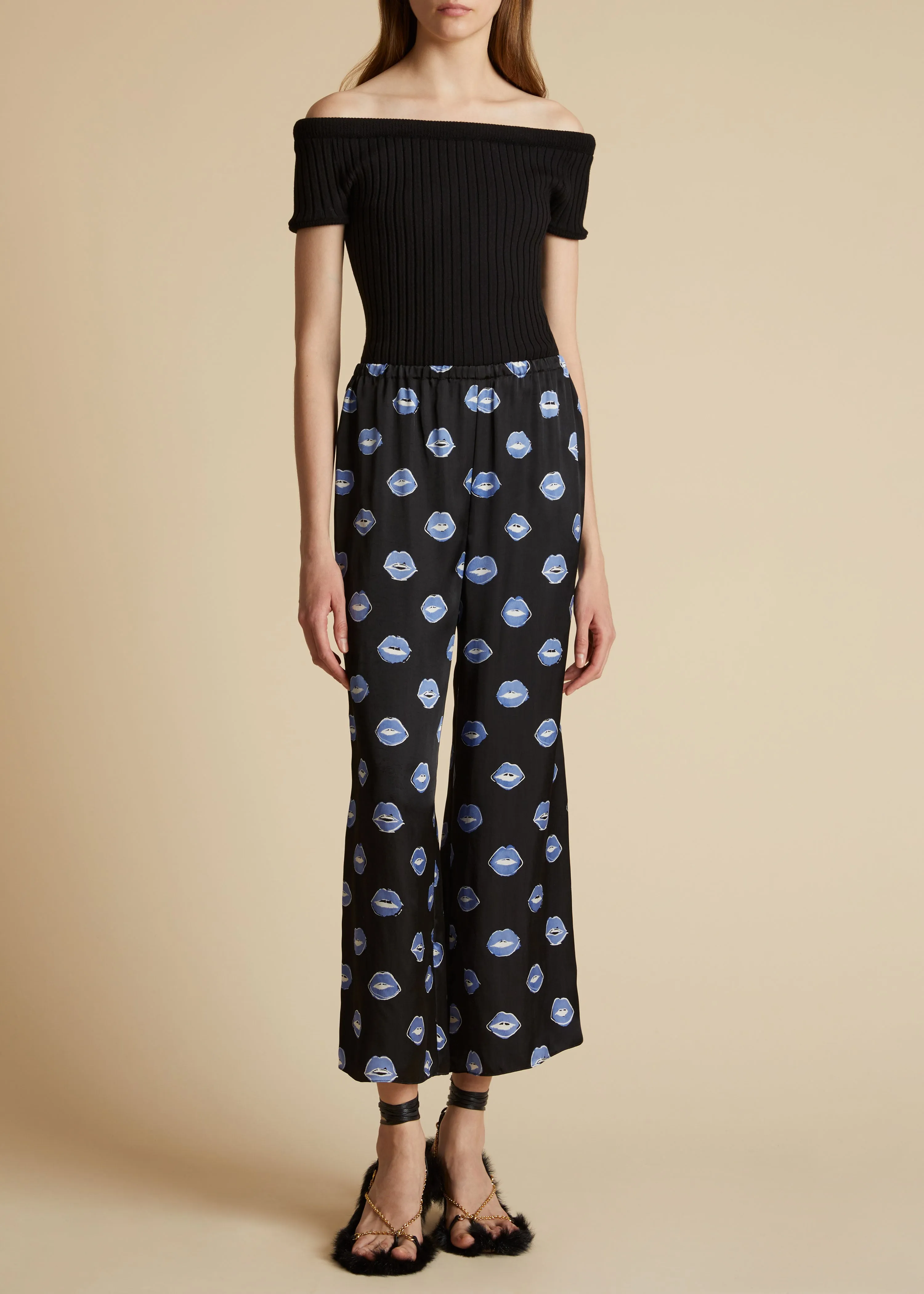 The Ricki Top in Black sold by KHAITE