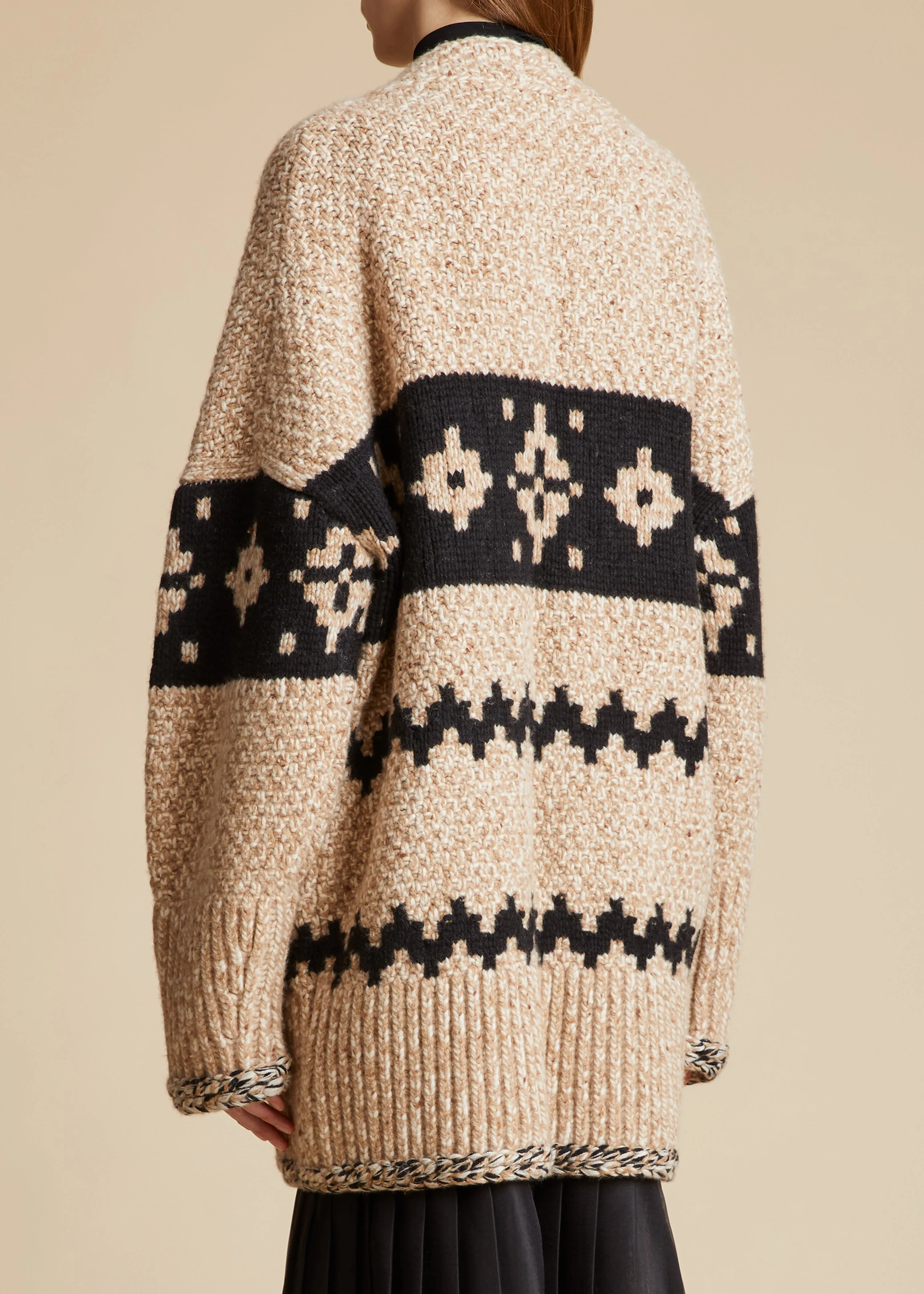 The Oren Cardigan in Cafe sold by KHAITE product image thumbnail 3