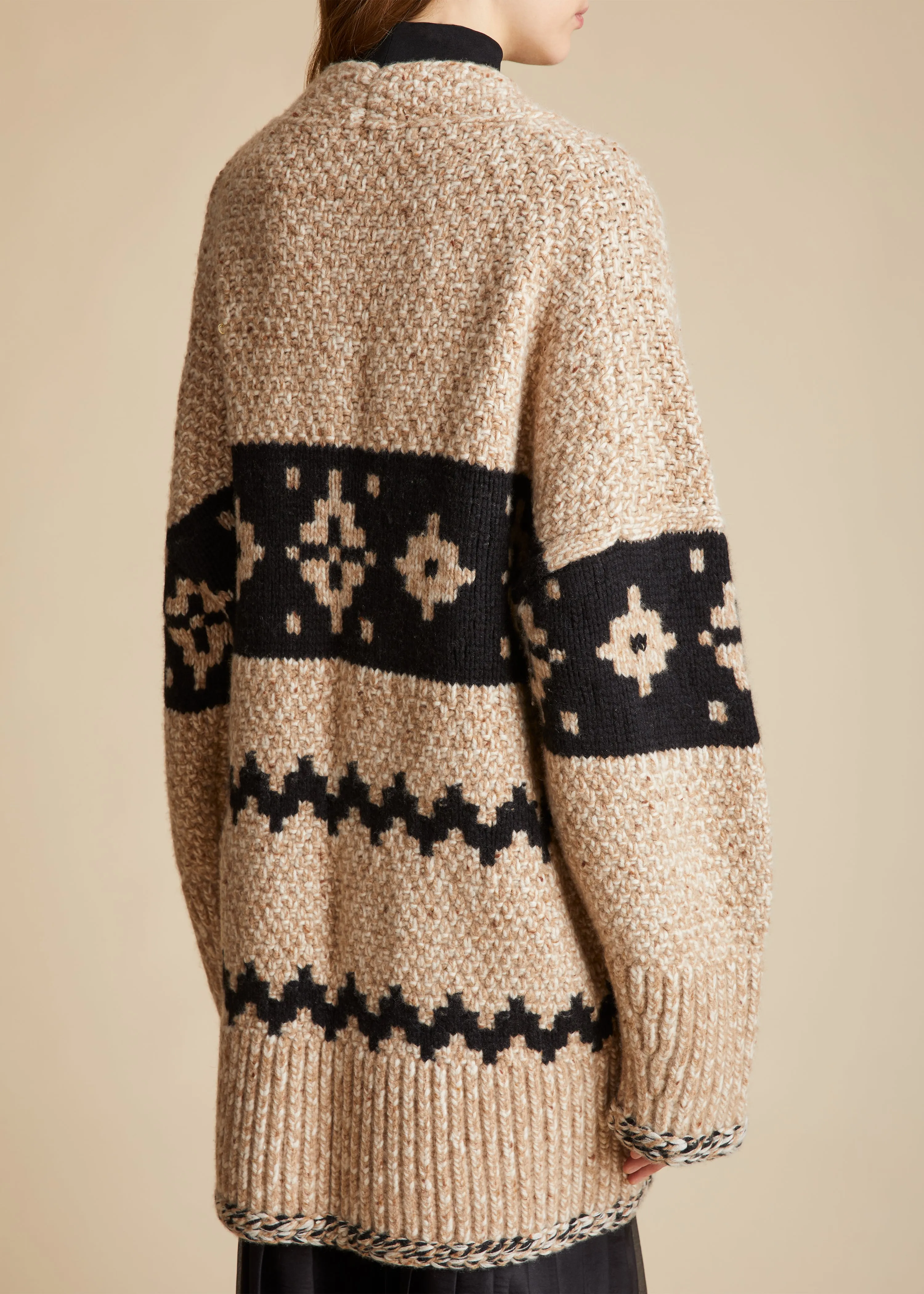 The Oren Cardigan in Cafe sold by KHAITE product image thumbnail 4