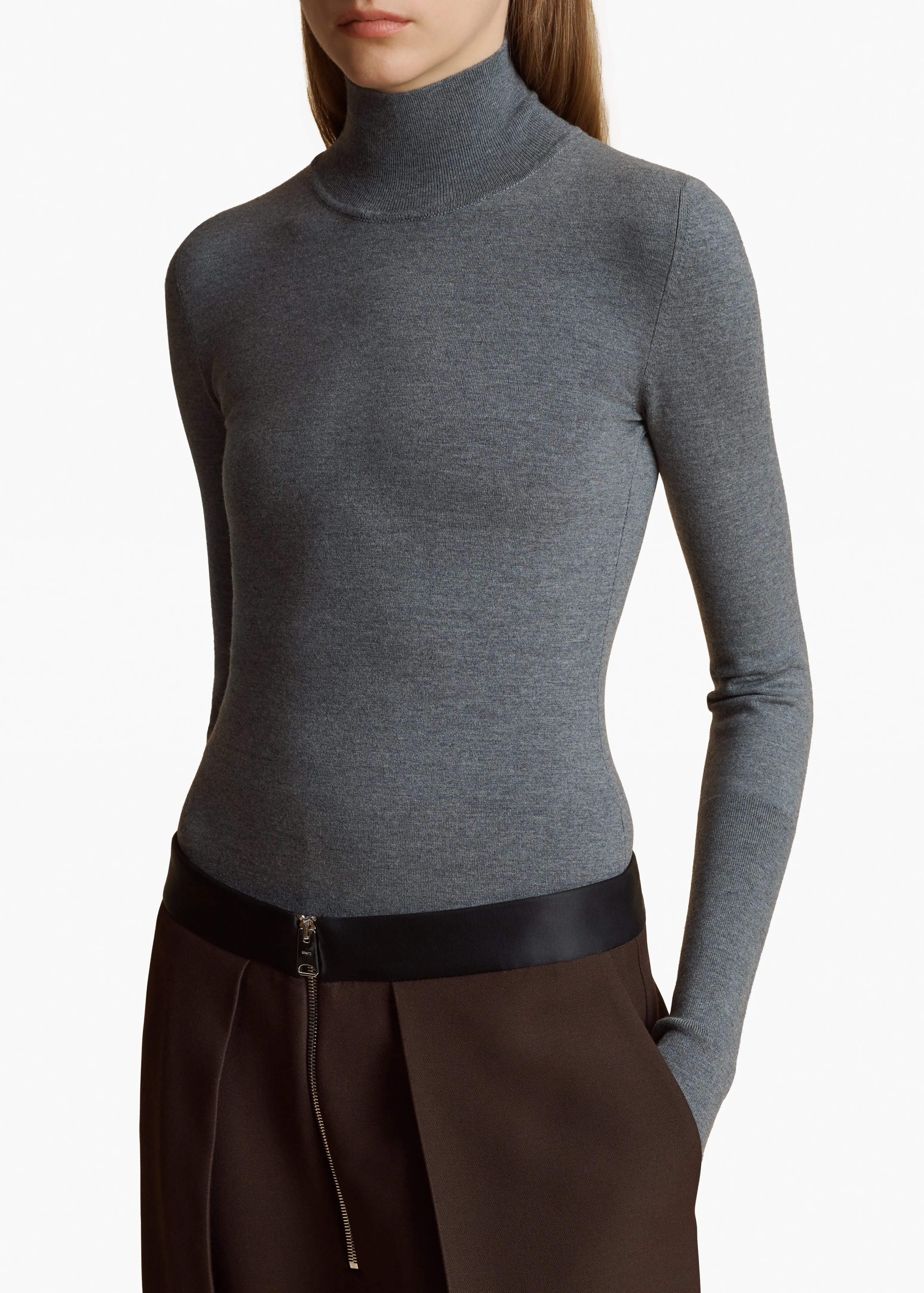 Thea Bodysuit in Sterling sold by KHAITE product image thumbnail 5